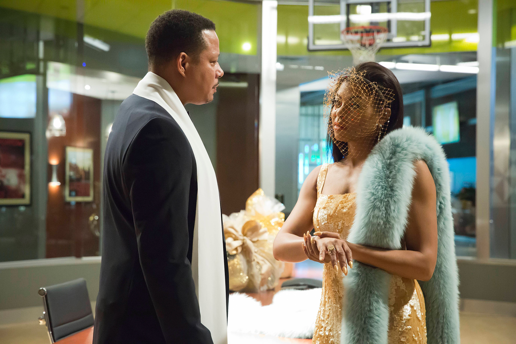 Terrence Howard and Taraji P. Henson in the "Rise by Sin" episode of EMPIRE airing Wednesday, May 11 (9:00-10:00 PM ET/PT) on FOX. (Photo by FOX via Getty Images) (FOX&mdash;FOX via Getty Images)
