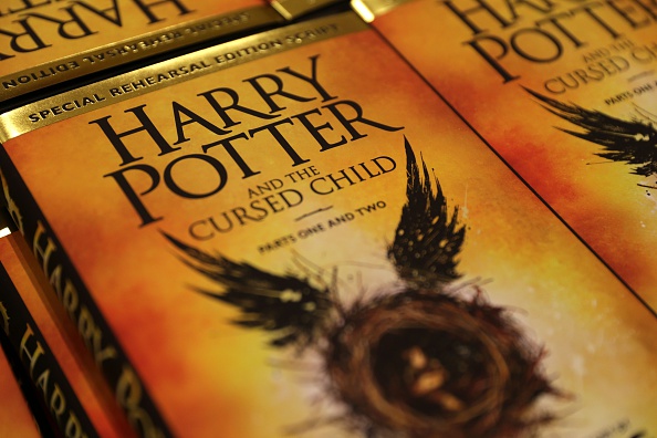 Piles of the new Harry Potter script book 'Harry Potter and the Cursed Child Parts One & Two' are pictured inside Waterstones bookshop on Piccadilly in central London early in the morning of July 31, 2016.