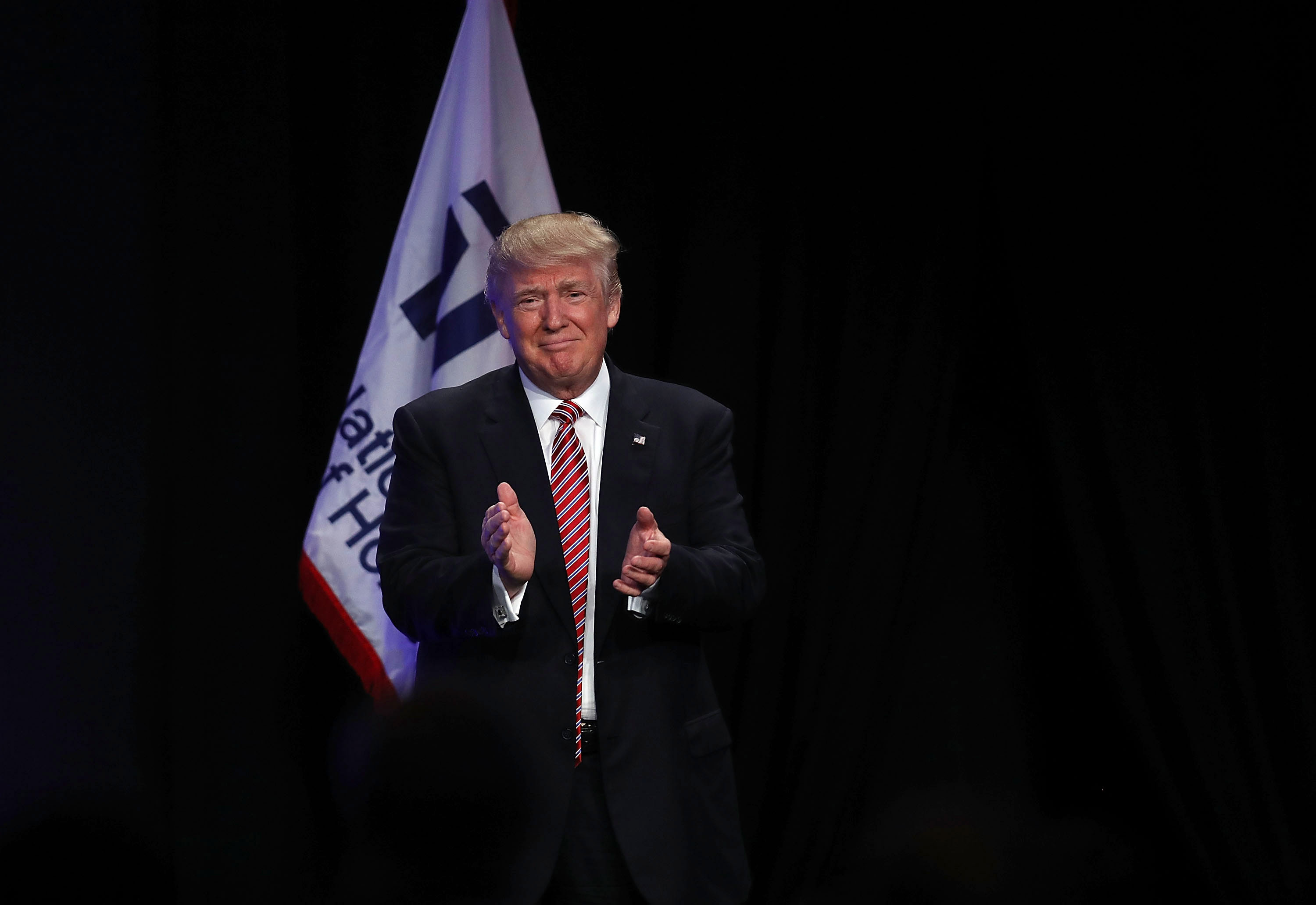Donald Trump Addresses The National Association Of Home Builders Conference In Miami Beach