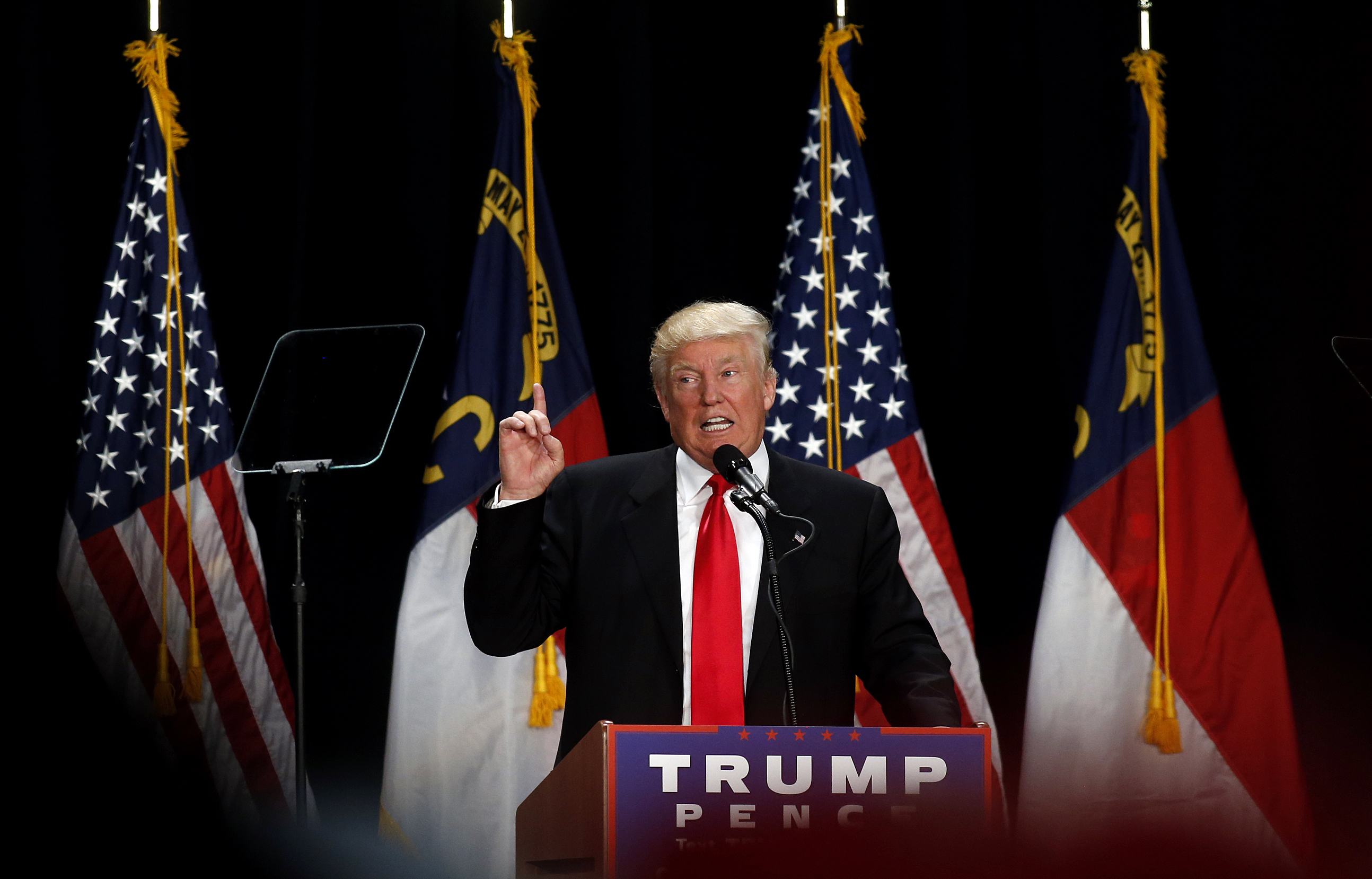 Donald Trump Holds Campaign Rally In Charlotte, NC
