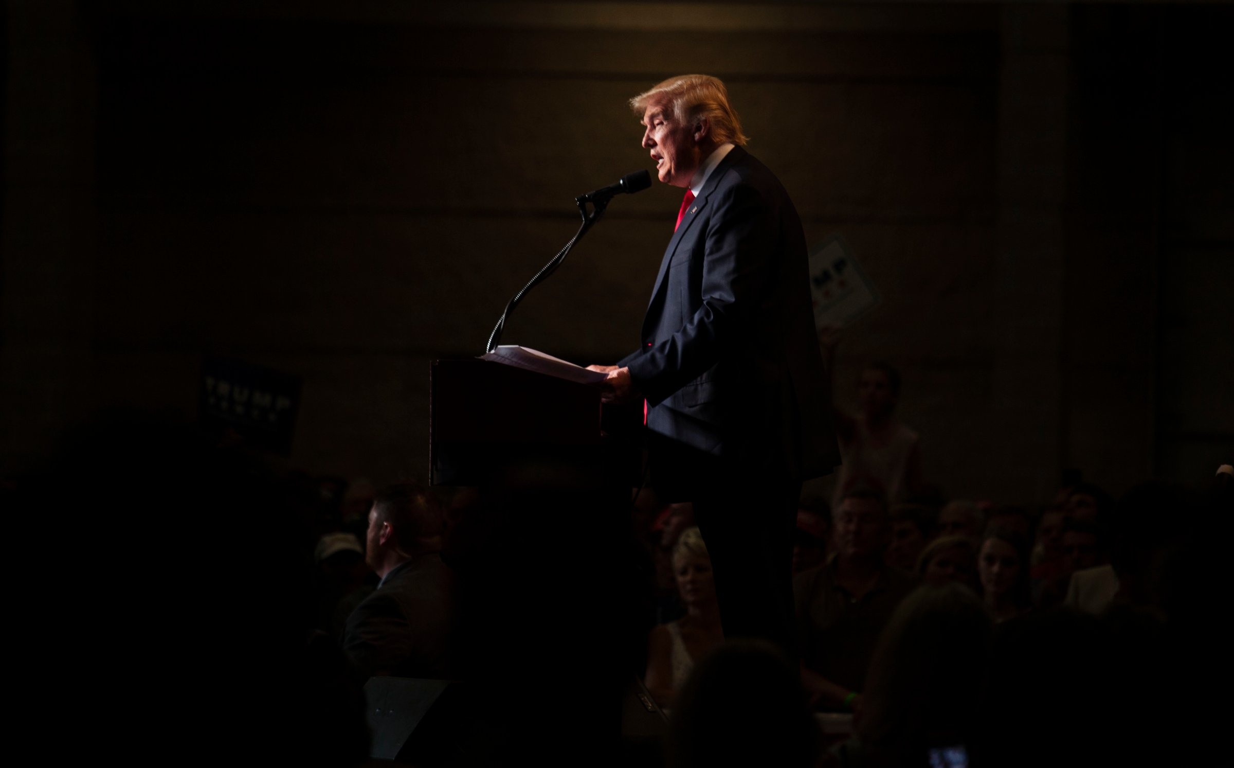 Republican Presidential Candidate Donald Trump Holds Rally In Green Bay, Wisconsin