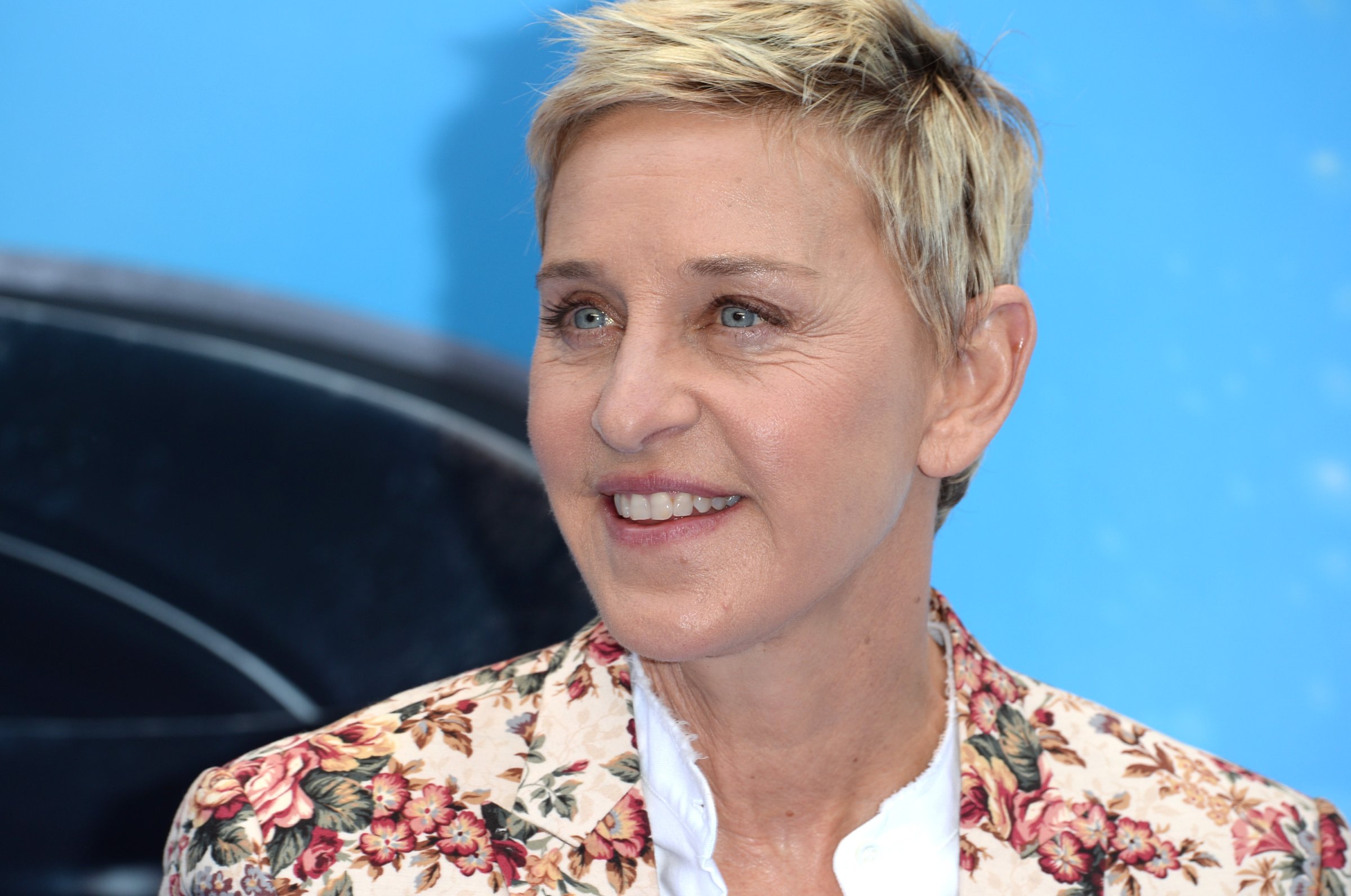 Ellen DeGeneres attends the UK Premiere of "Finding Dory" at Odeon Leicester Square in London on July 10, 2016.