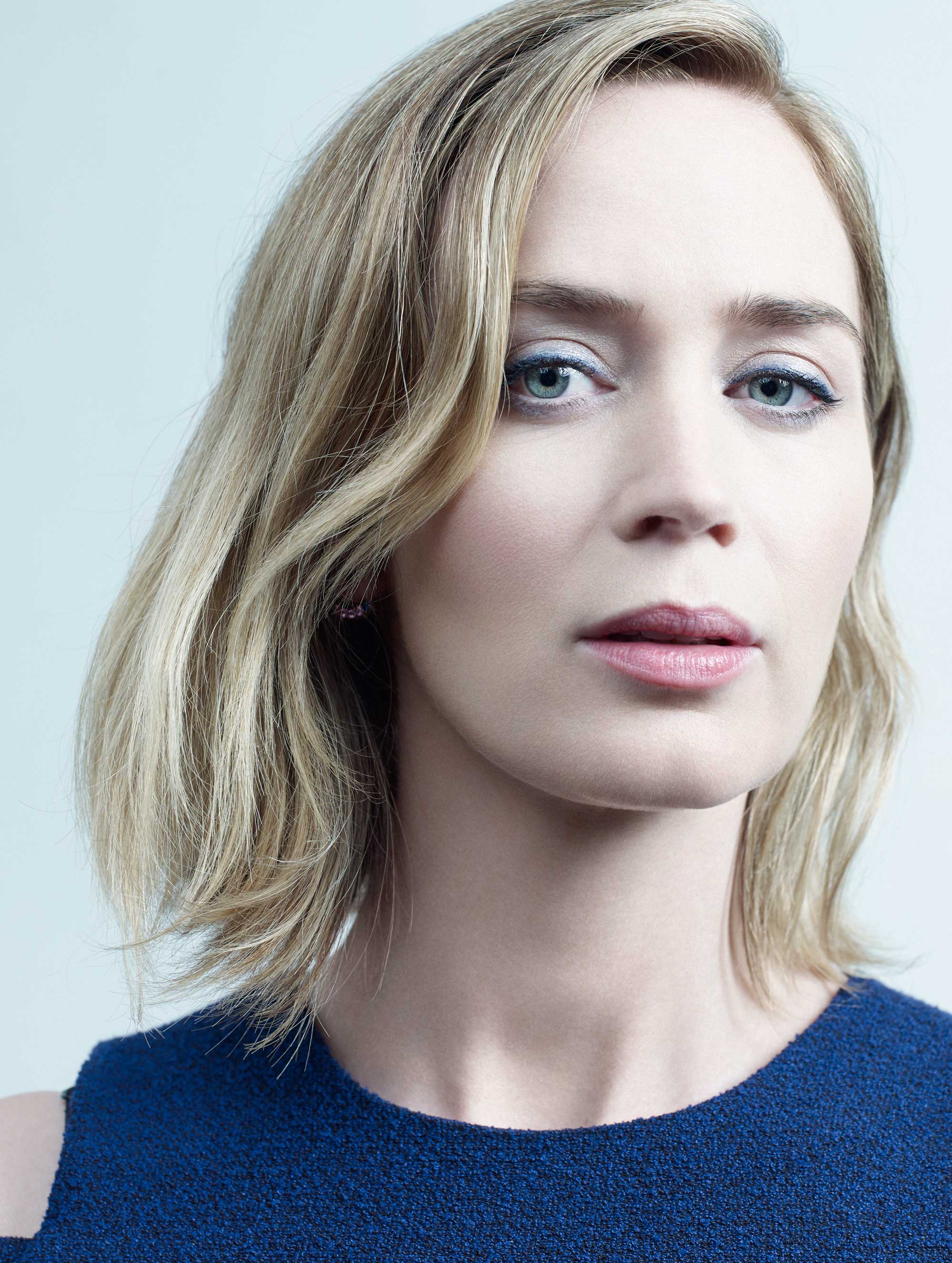 Emily Blunt at The Crosby Street Hotel in New York City, on Aug. 25, 2016. (Peter Hapak for TIME)