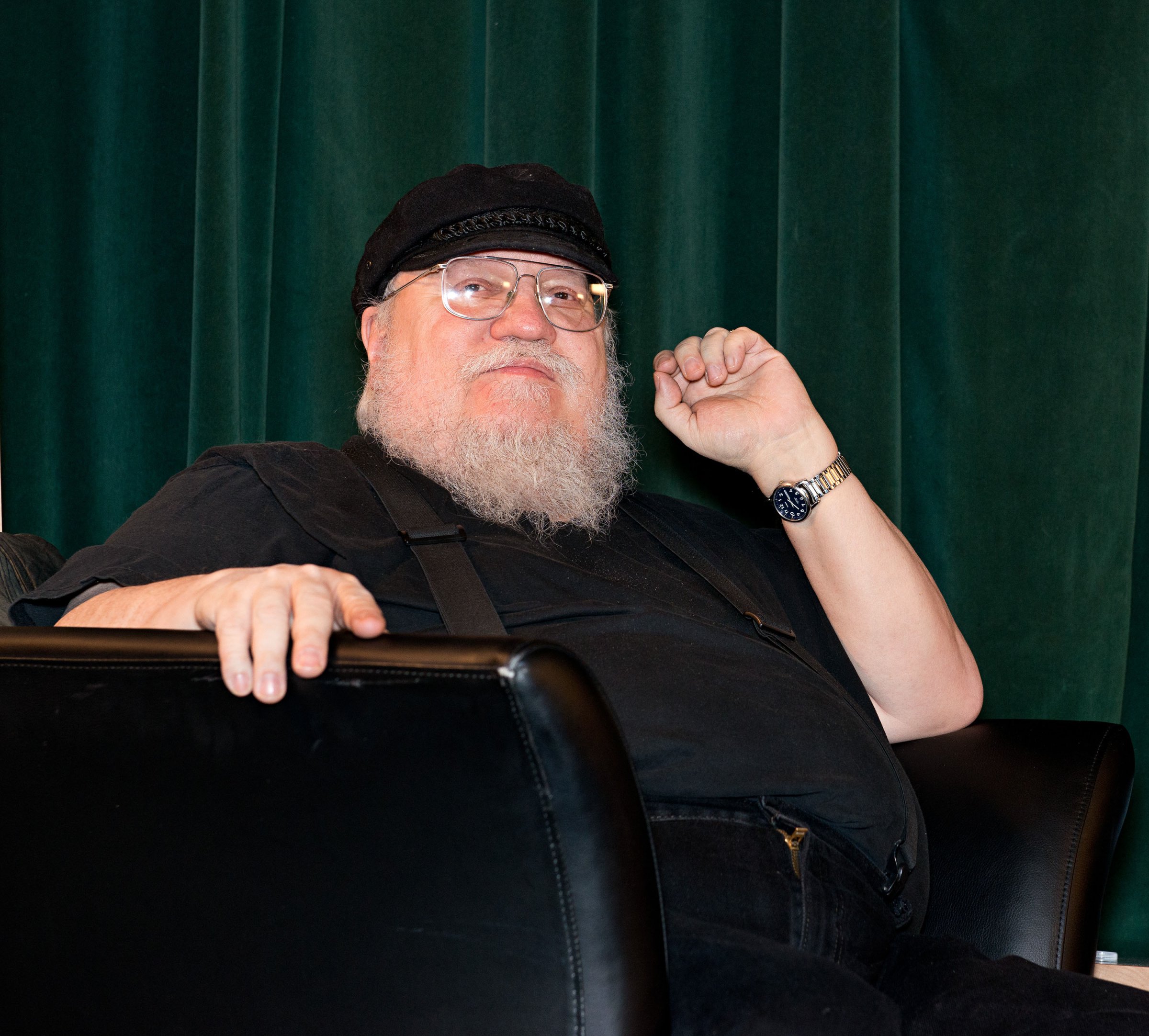 Writer George R. R. Martin participates in a Q &amp; A session following SundanceTV's "Hap & Leonard" Screening at the Jean Cocteau Theater on February 23, 2016 in Santa Fe, New Mexico.