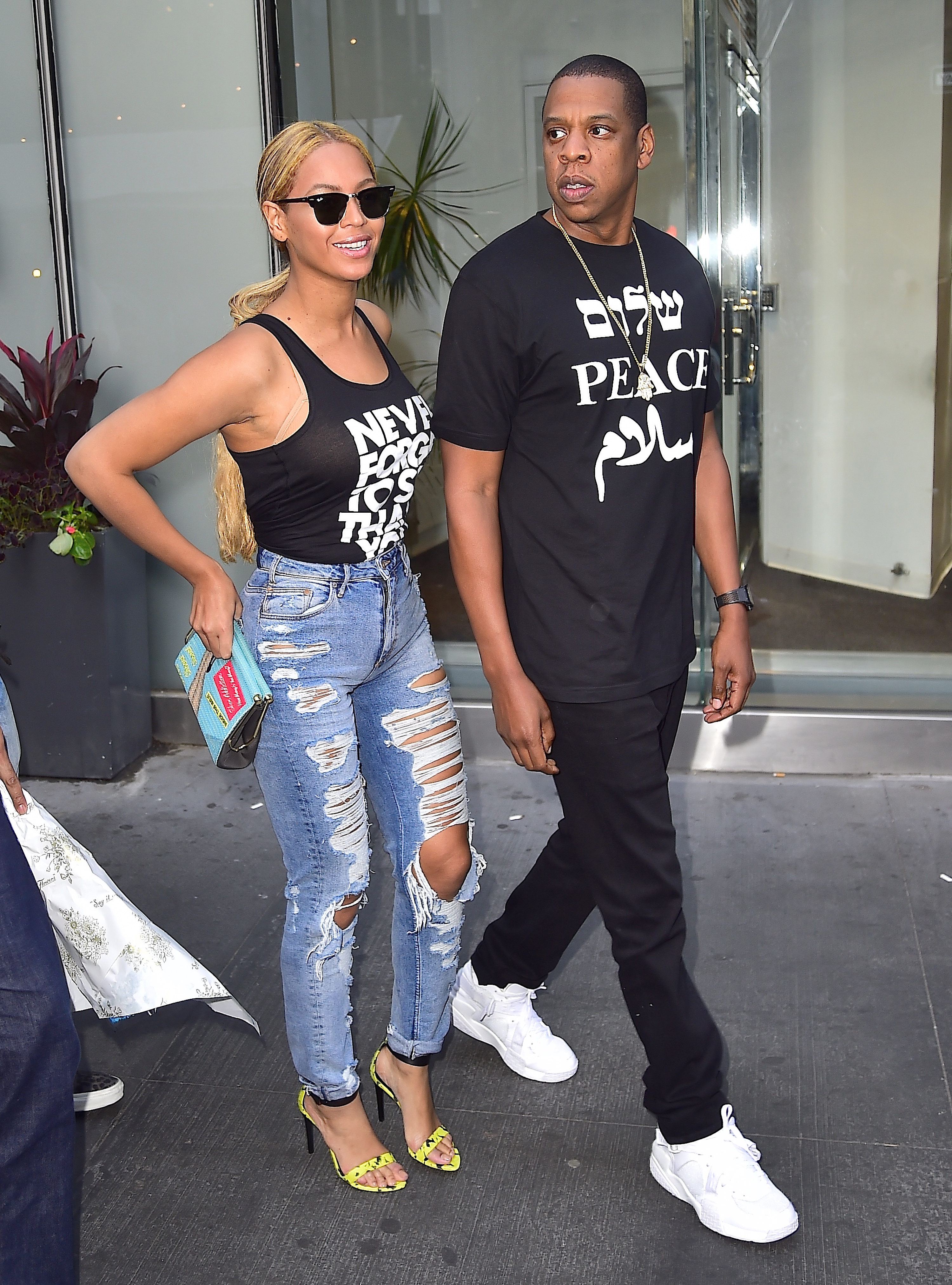 Beyonce and Jay Z are seen in Midtown on May 11, 2015 in New York City. (Photo by Alo Ceballos/GC Images) (Alo Ceballos—GC Images)