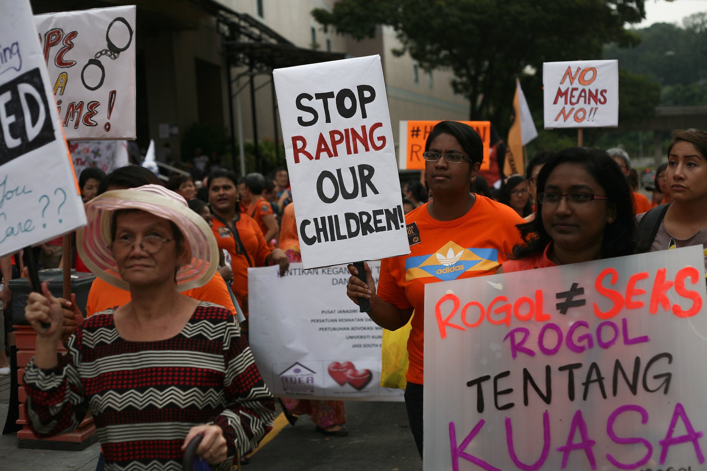 Anti Rape Rally Held in Kuala Lumpur