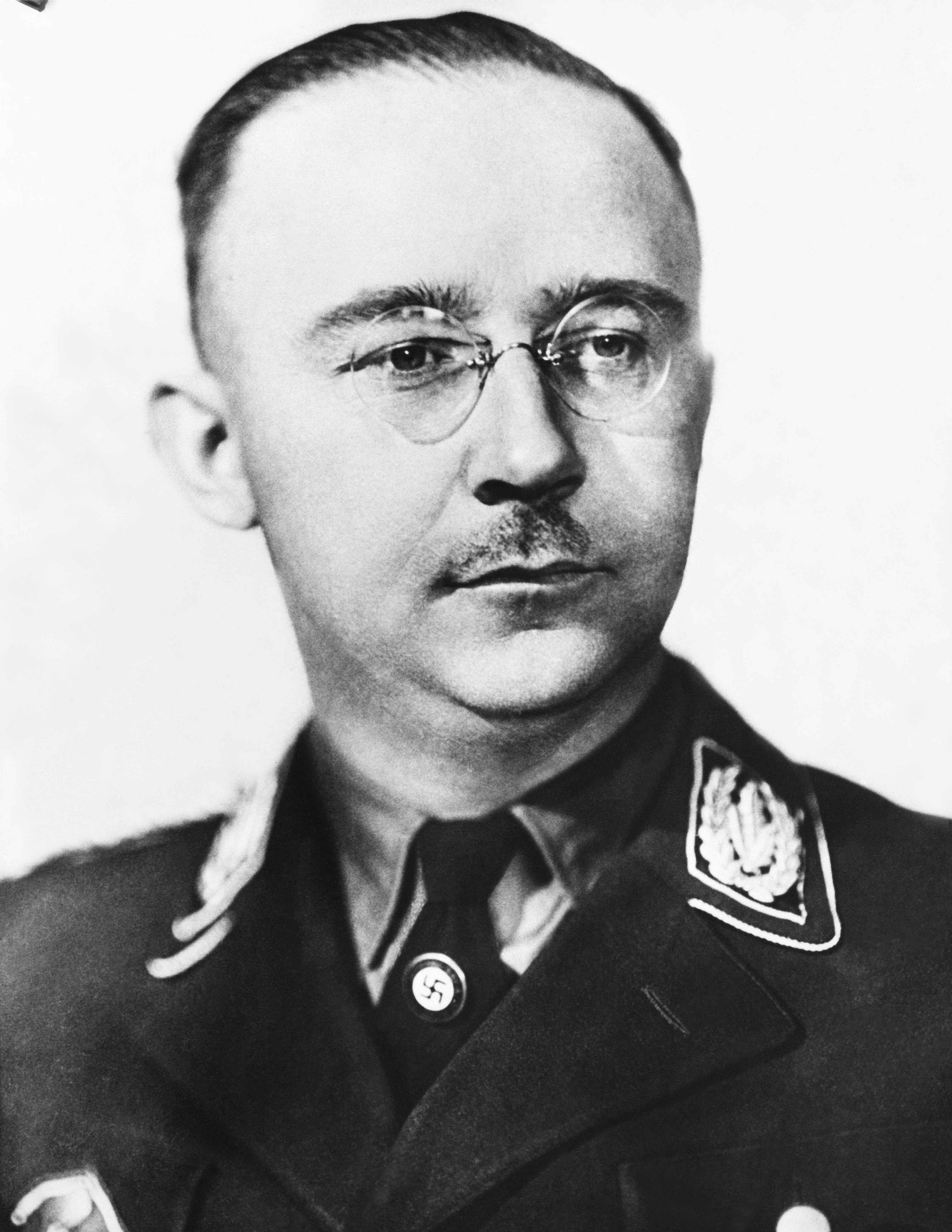 Henrich Himmler poses in Germany in 1945.