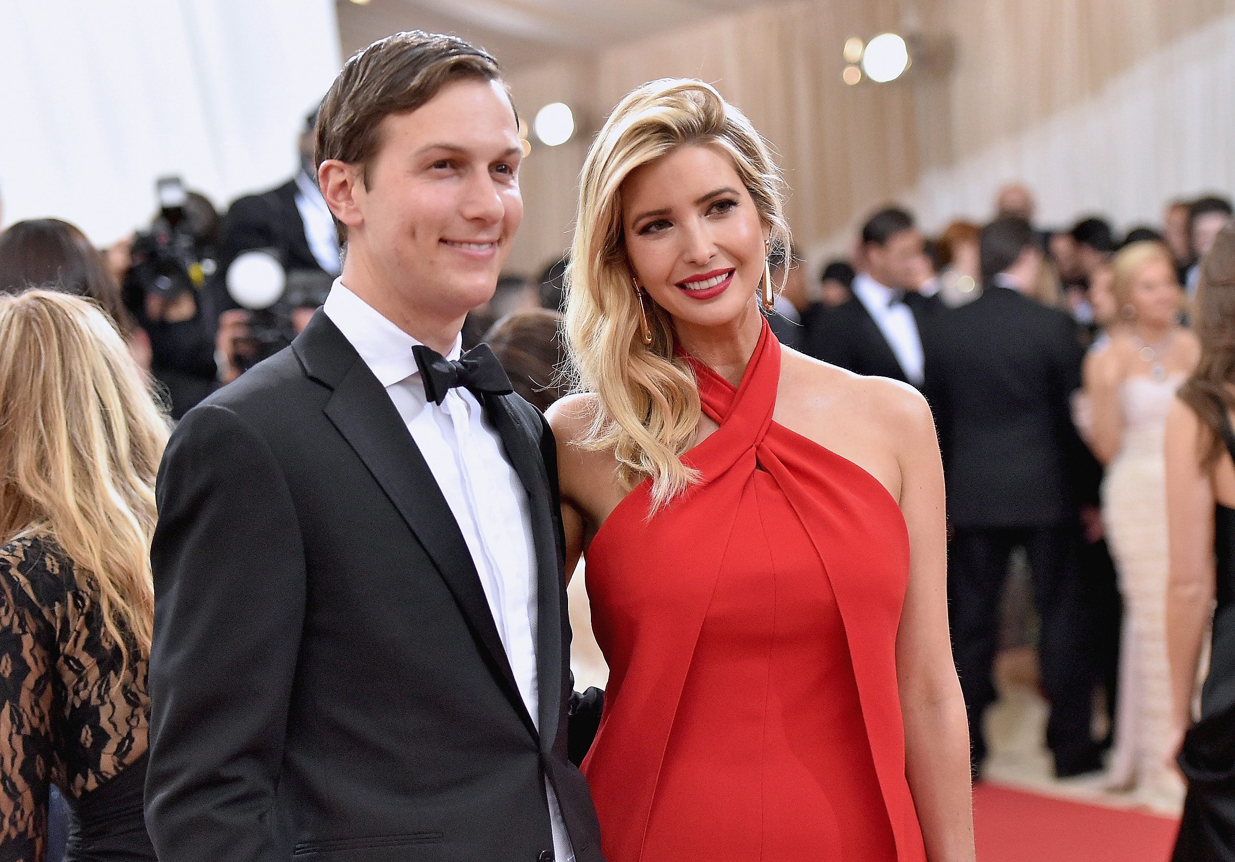 NEW YORK, NY - MAY 02: Jared Kushner and wife  Ivanka Trump attend the "Manus x Machina: Fashion In An Age Of Technology" Costume Institute Gala at Metropolitan Museum of Art on May 2, 2016 in New York City.  (Photo by Mike Coppola/Getty Images for People.com) (Mike Coppola&mdash;People.com/Getty Images)