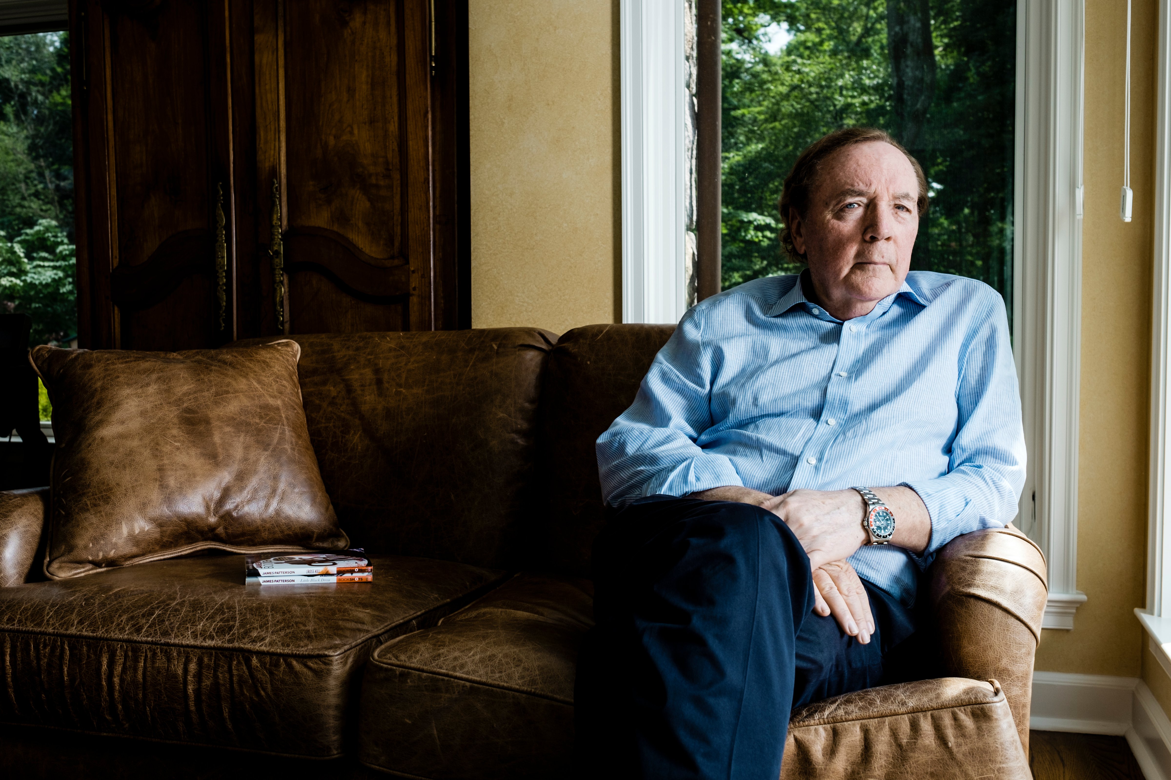 Bestselling author James Patterson photographed at his second home in Westchester County, New York. (Chris Sorensen&mdash;The Washington Post/Getty Images)