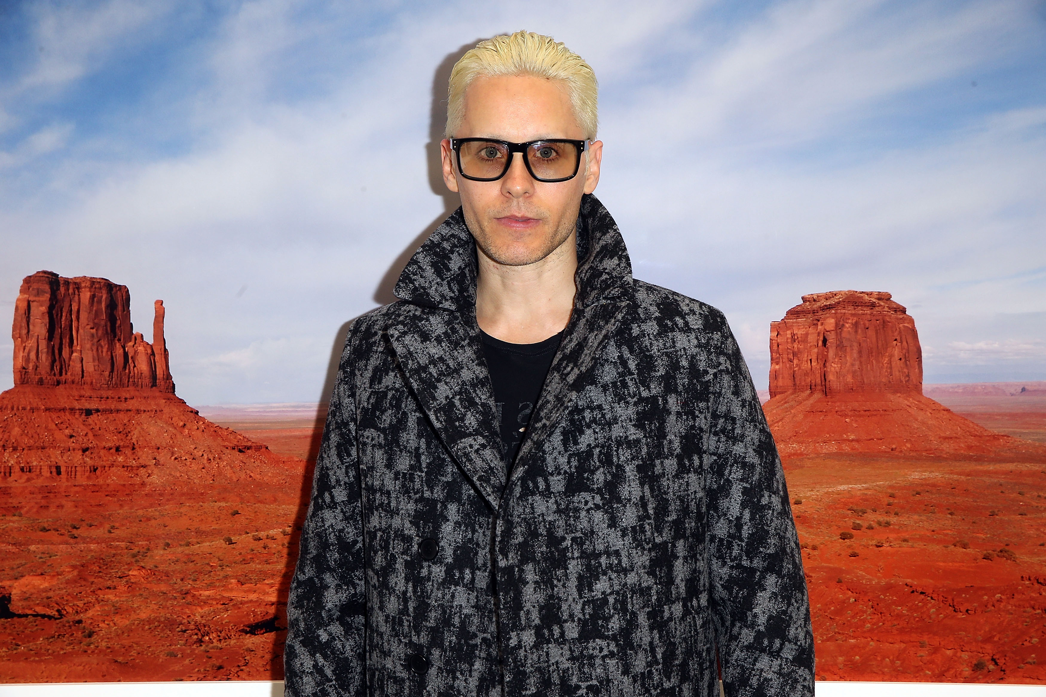 PARIS, FRANCE - MARCH 06:  Jared Leto attends Art Exibibition At Galerie Perrotin  as part of the Paris Fashion Week Womenswear Fall/Winter 2015/2016 on March 6, 2015 in Paris, France.  (Photo by Michel Dufour/Getty Images)