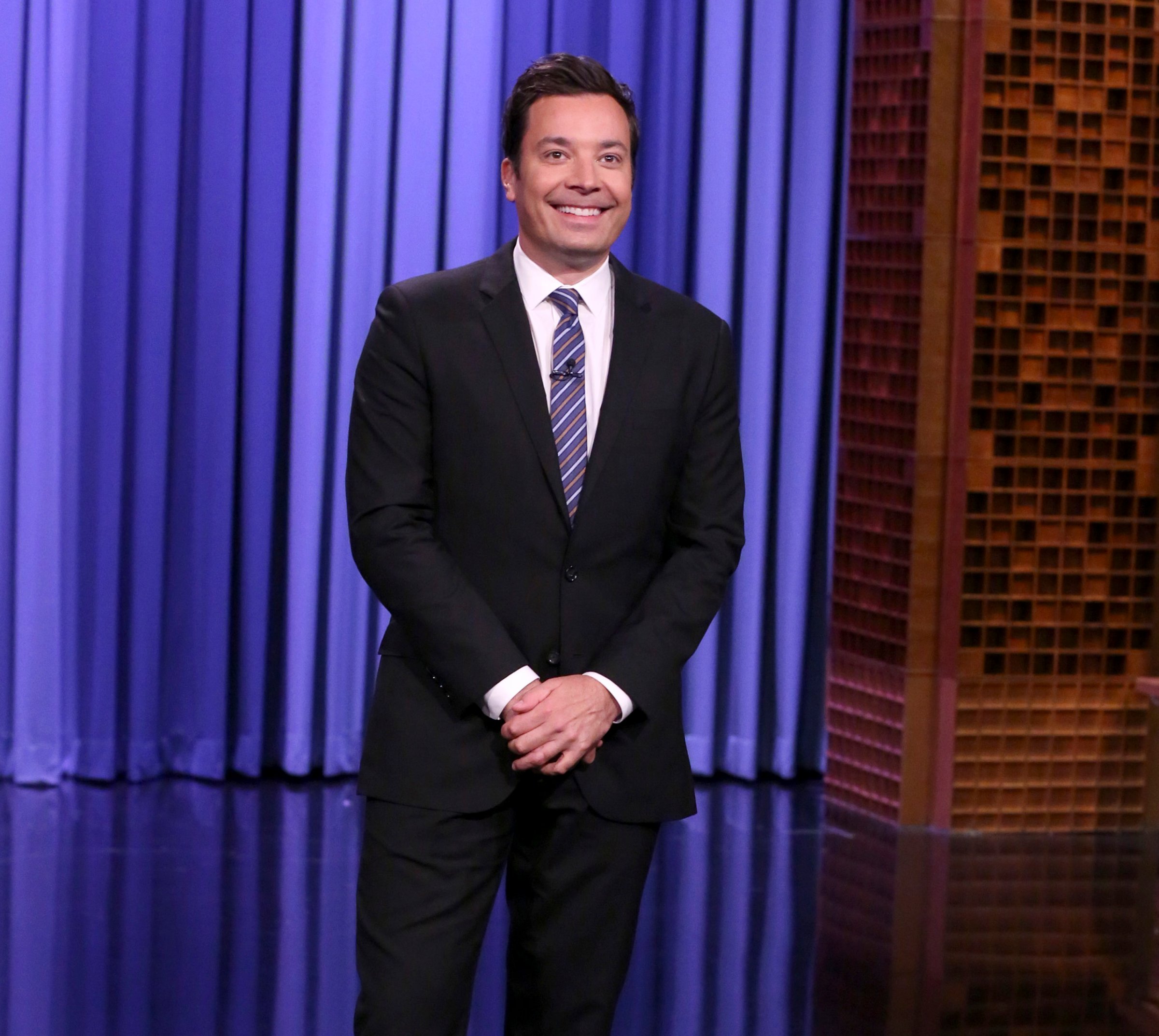 Host Jimmy Fallon during the monologue on July 14, 2016.