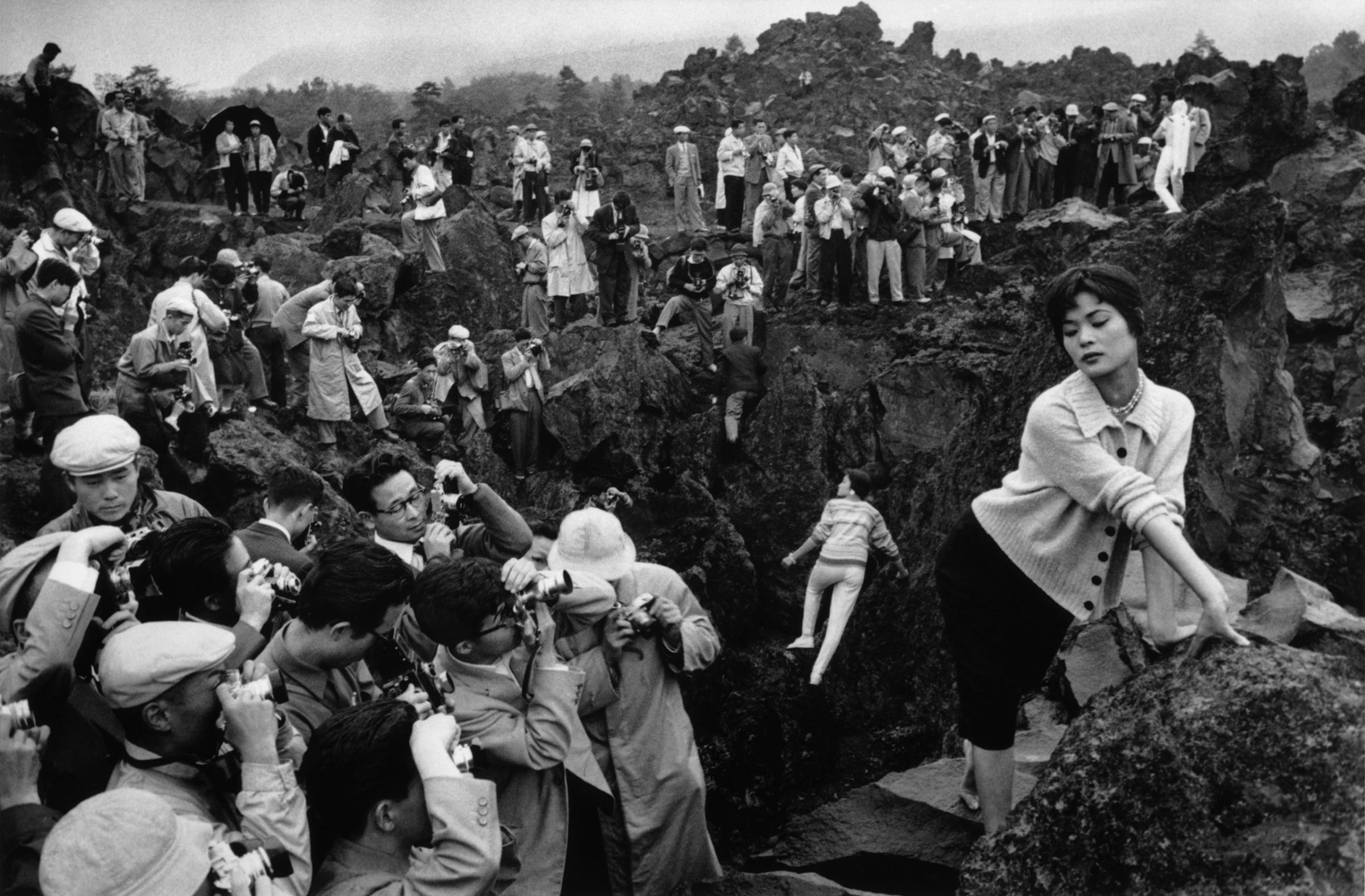 Photographer's rally in Karuizawa, Japan, 1958.