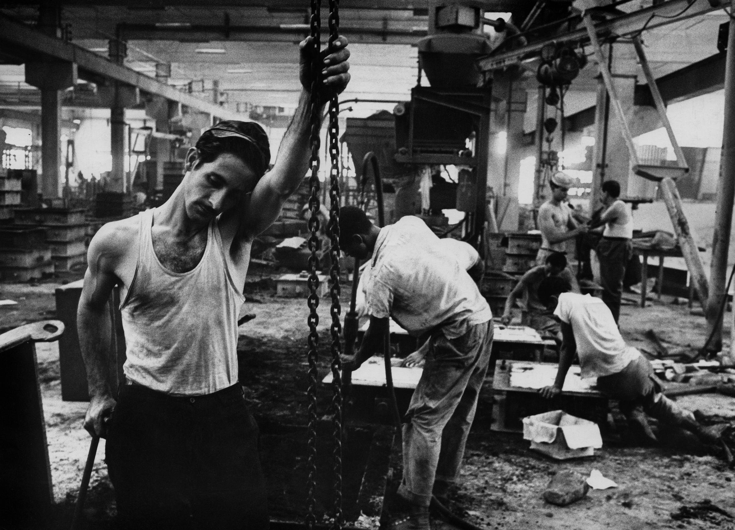 A factory in Cuba, 1963.