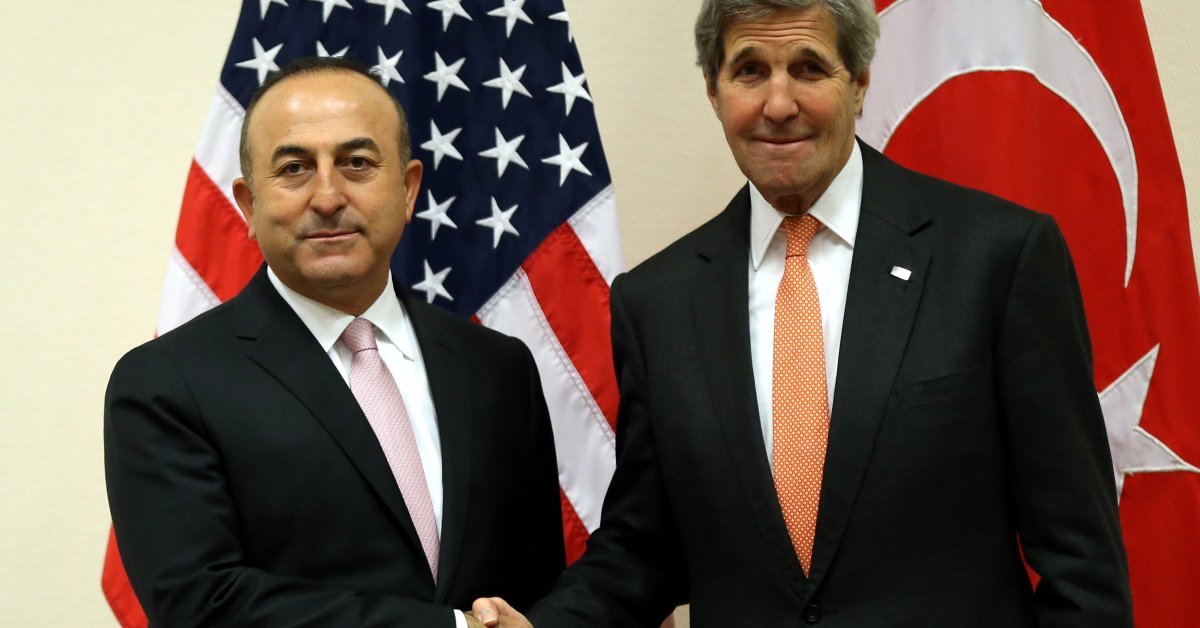 US Secretary of State John Kerry yesterday evening had a telephone conversation with Turkish 