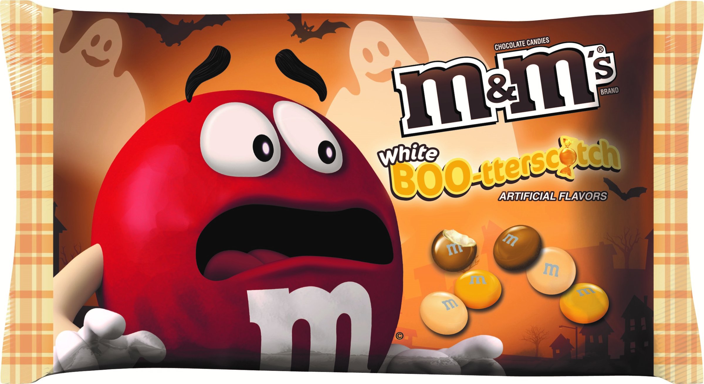 M&M’S White Chocolate BOO-tterscotch Candies