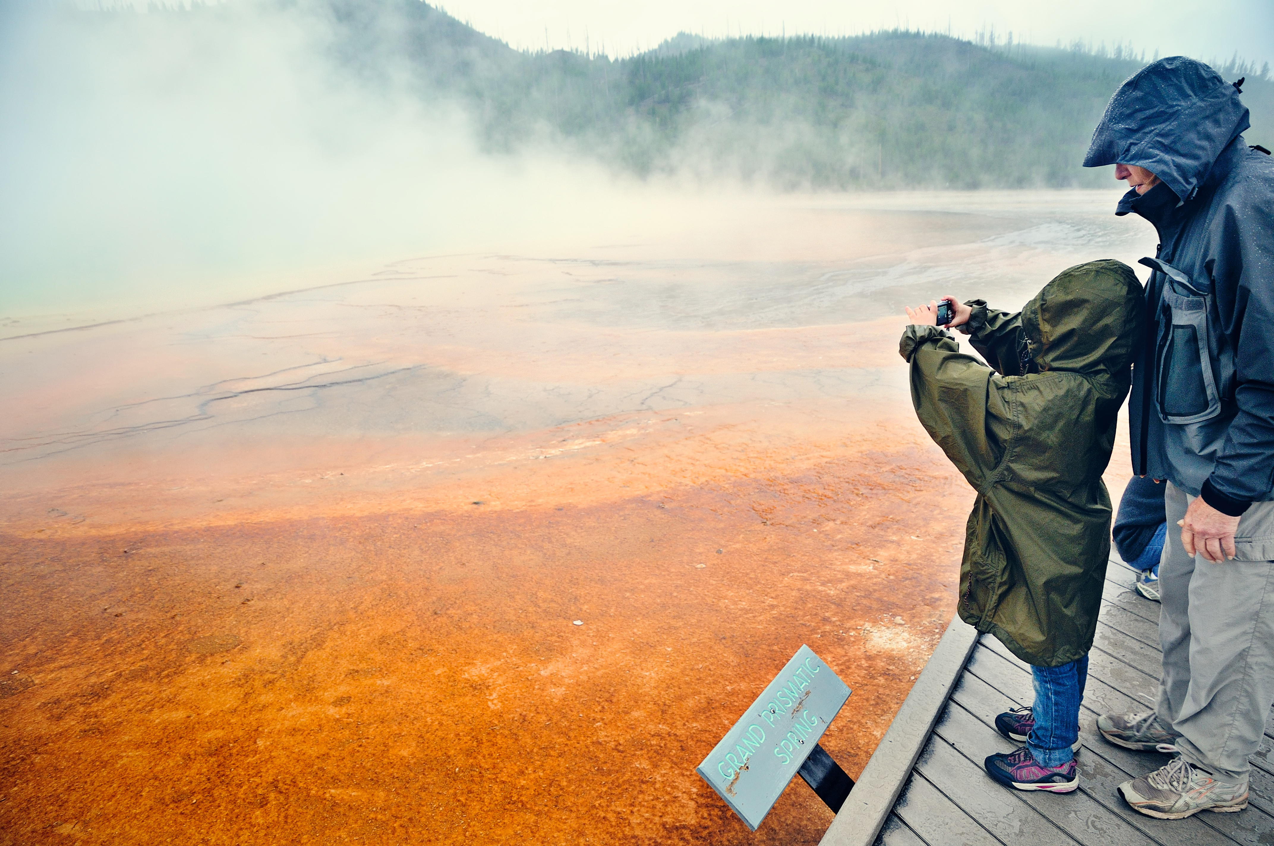 The Grand Prismatic Spring in Yellowstone is a magnet for young photographers (Getty Images)