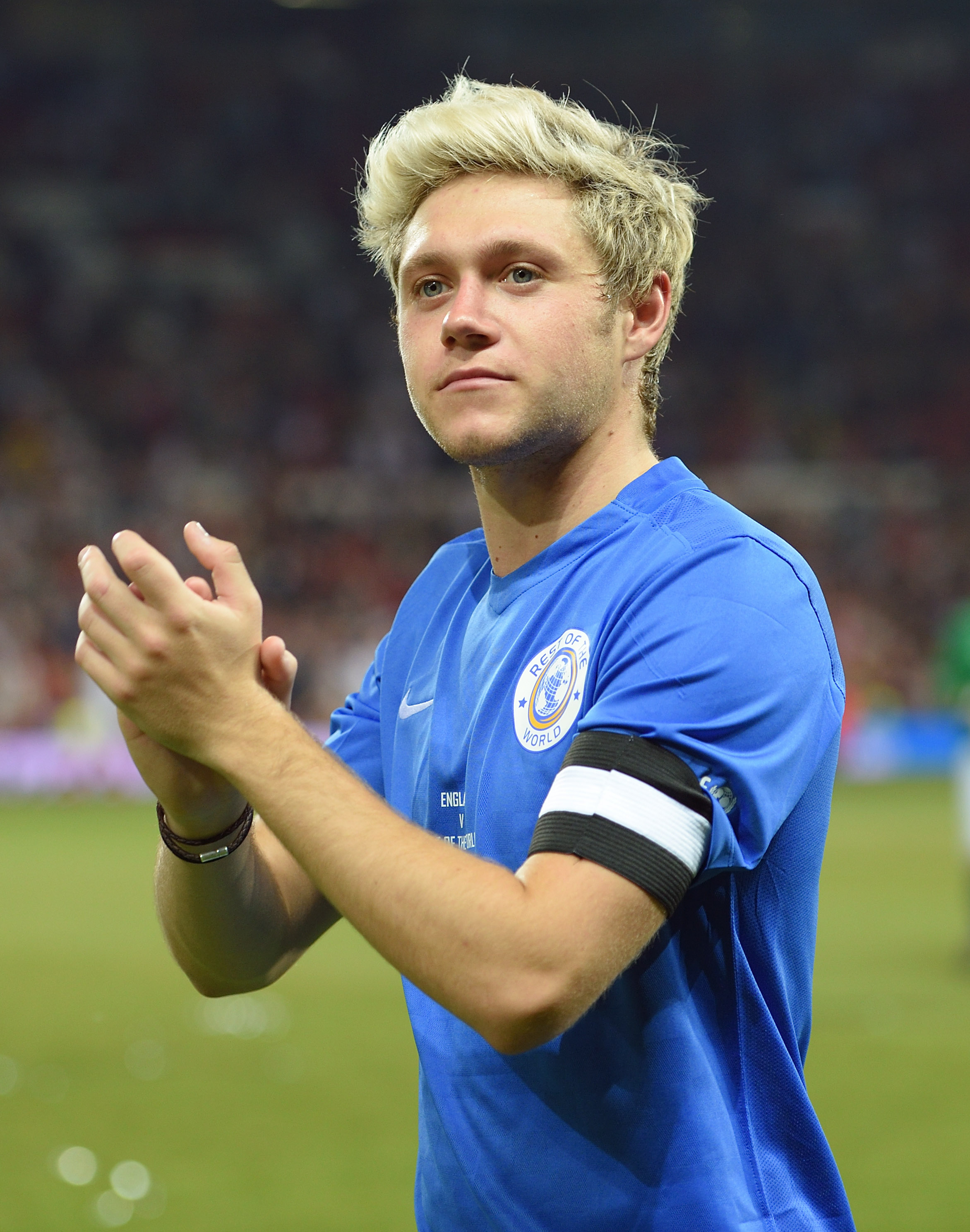 MANCHESTER, ENGLAND - JUNE 05:  Niall Horan attends Soccer Aid 2016 at Old Trafford on June 5, 2016 in Manchester, United Kingdom.  (Photo by Karwai Tang/WireImage)