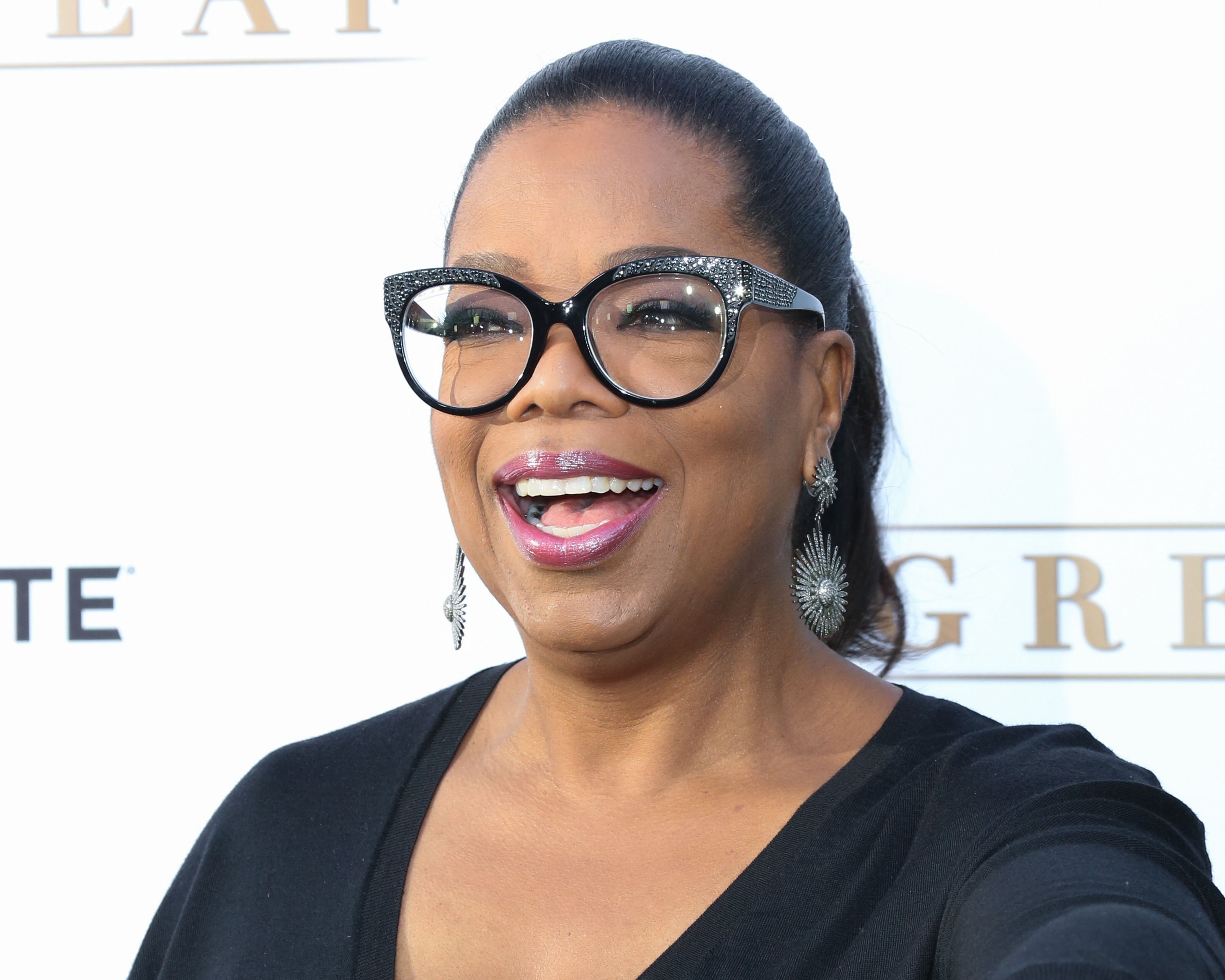 Producer / TV Personality Oprah Winfrey attends the premiere of OWN's 