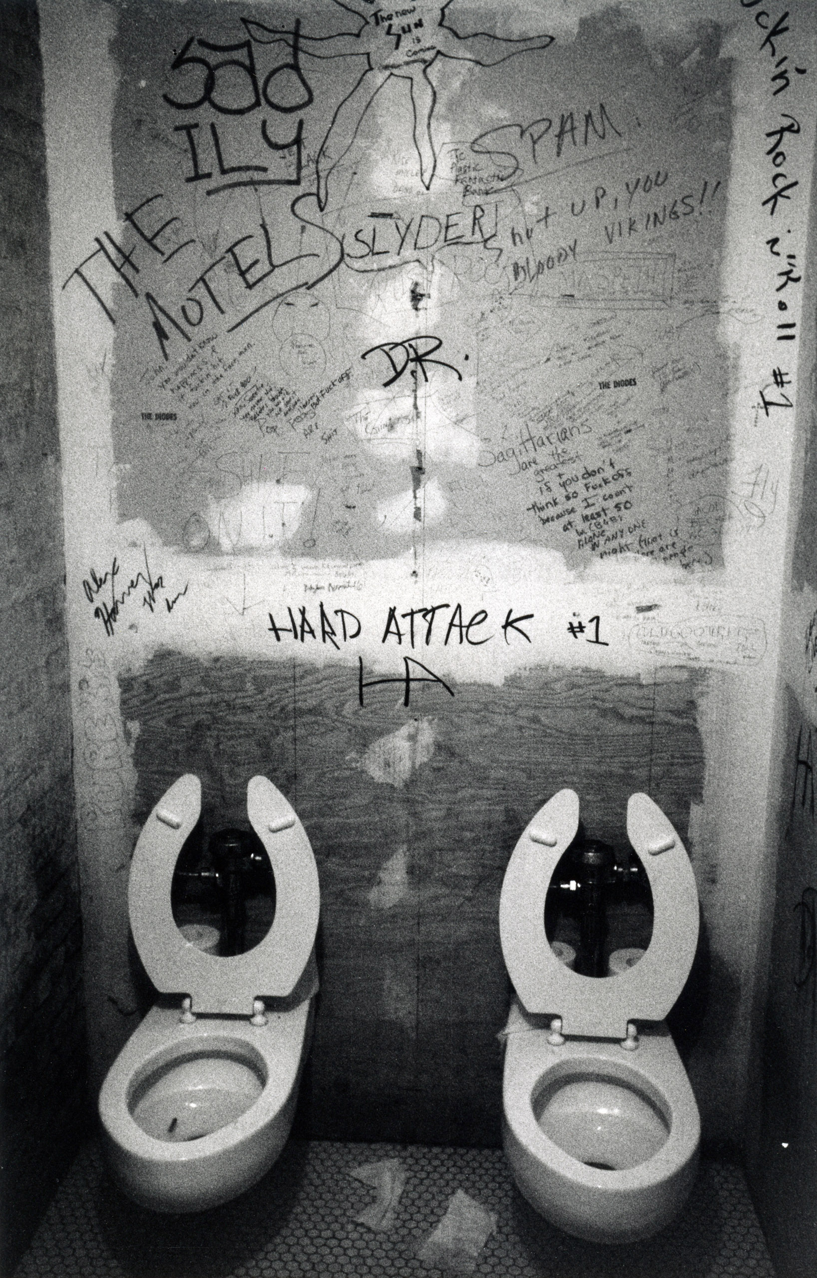 CBGB bathroom, 1977.
