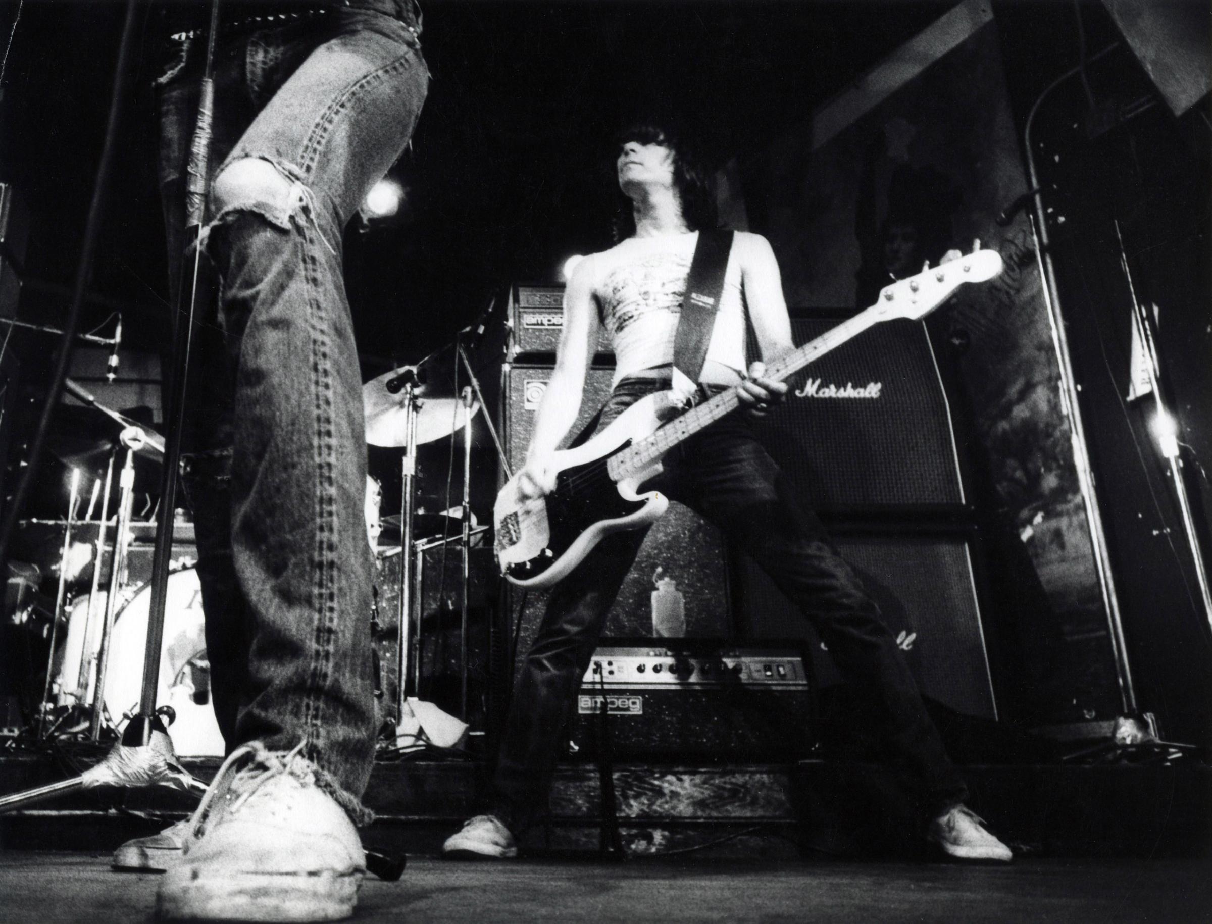 Ramones, CBGB, 1977.