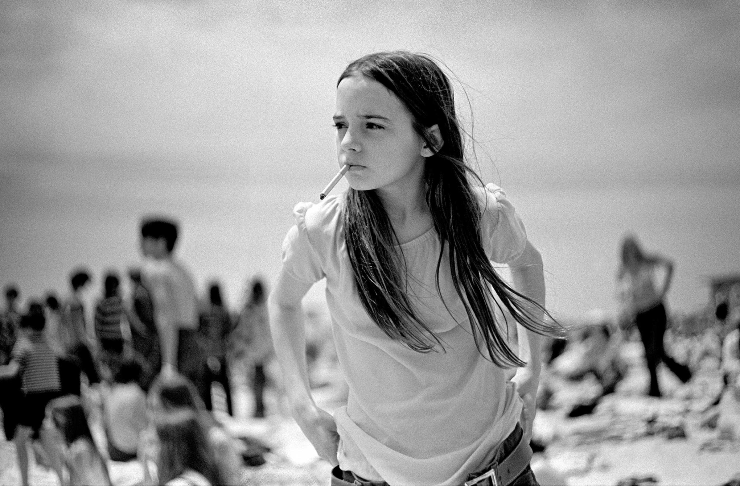 Priscilla, 1969"Priscilla is my favorite photo taken at Jones Beach; Priscilla seems to embody strength and determination and the quality of a timeless image."
