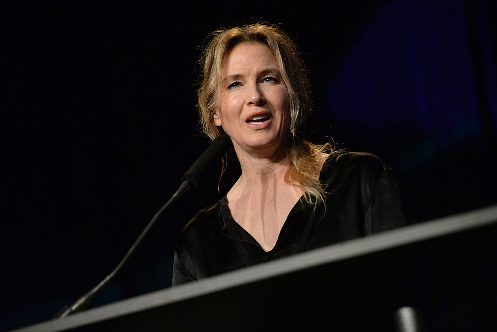 Actress Renee Zellweger presents onstage at the Austin Music Awards on March 16, 2016 in Austin, Texas. (Scott Dudelson/Getty Images)