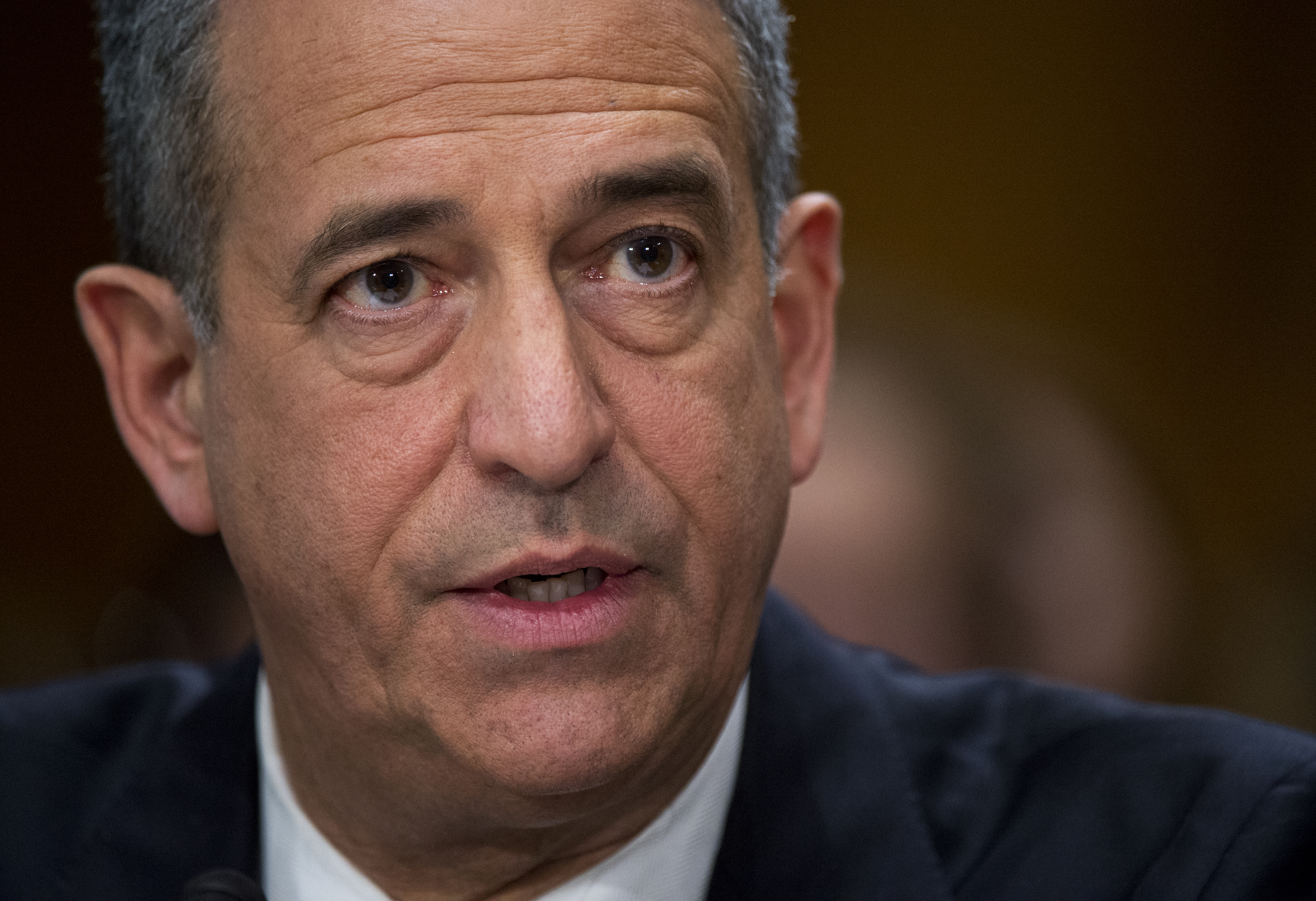 Russ Feingold testifies before a Senate Foreign Relations Committee hearing, on Feb. 26, 2016. (Tom Williams—Getty Images)