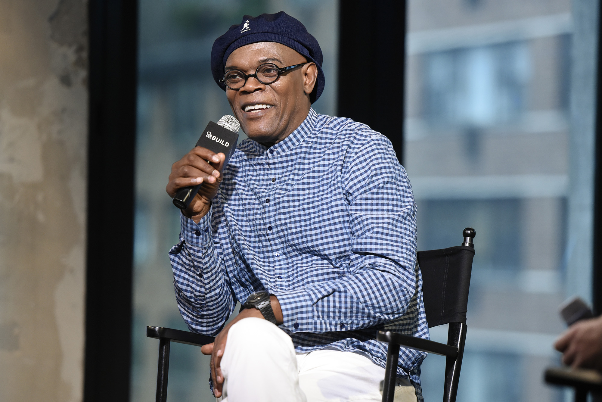 Samuel L. Jackson attends AOL Build Presents - Samuel L. Jackson from the new movie "The Legend Of Tarzan" at AOL Studios in New York on June 29, 2016 in New York City.  (Photo by Matthew Eisman/Getty Images) (Matthew Eisman&mdash;Getty Images)