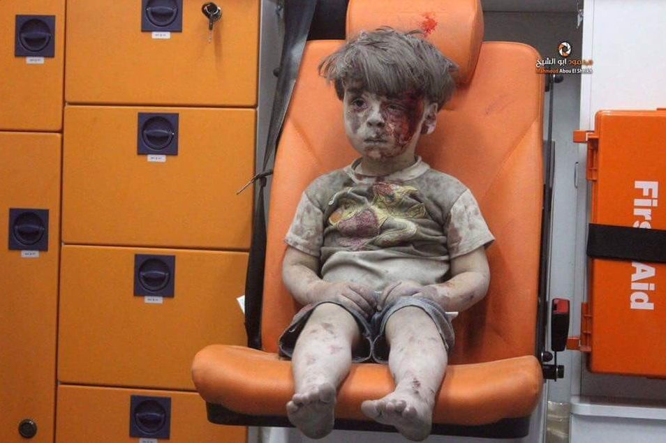 Omran Daqneesh, the five-year-old Syrian boy, moved the world after he was filmed sitting bloodied and alone in the back of an ambulance in Aleppo on Aug. 17, 2016.