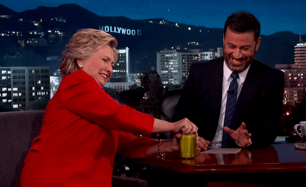 Hillary Clinton on Jimmy Kimmel (YouTube)