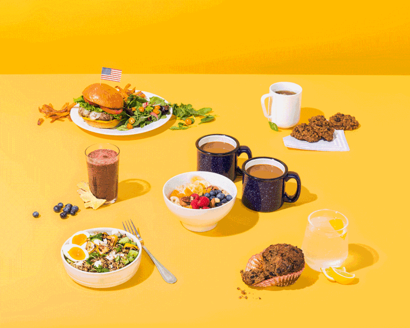 A day of eating for U.S. long-distance runner Shalane Flanagan, co-author of <a href="http://www.runfasteatslow.com/#home"><em>Run Fast. Eat Slow</em></a>. (Stephanie Gonot for TIME)