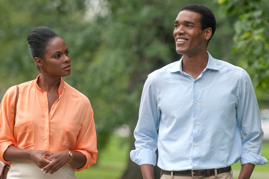 Tika Sumpter and Parker Sawyers in <i>Southside with You</i>. (Roadside Attractions)