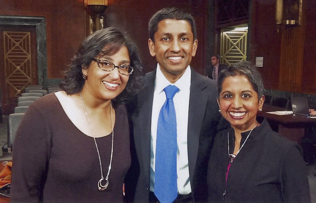 Now grown, Srinija Srinivasan sits on the board of Stanford University and was Yahoo’s fifth employee, Sri is a U.S. Court of Appeals judge on the D.C. Circuit, and Srija is the interim deputy chief of the San Mateo County health system.