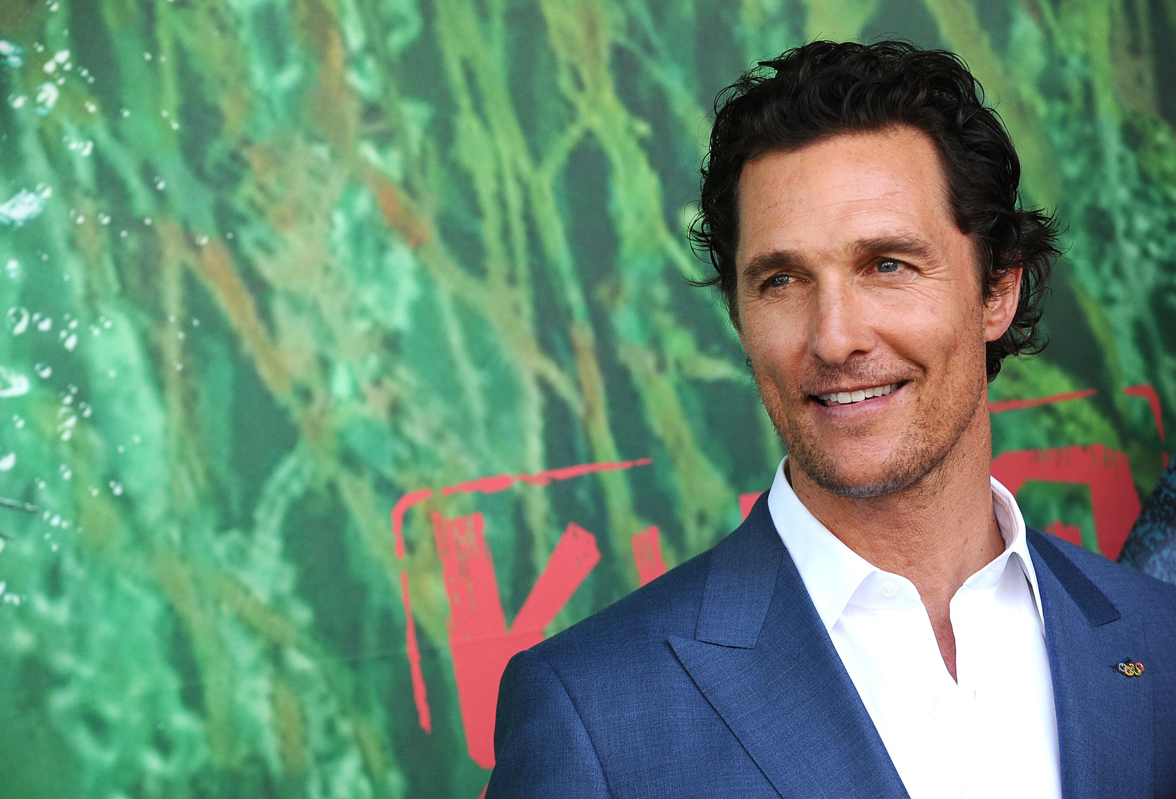 Actor Matthew McConaughey attends the premiere of "Kubo and the Two Strings" at AMC Universal City Walk on August 14, 2016 in Universal City, California.
