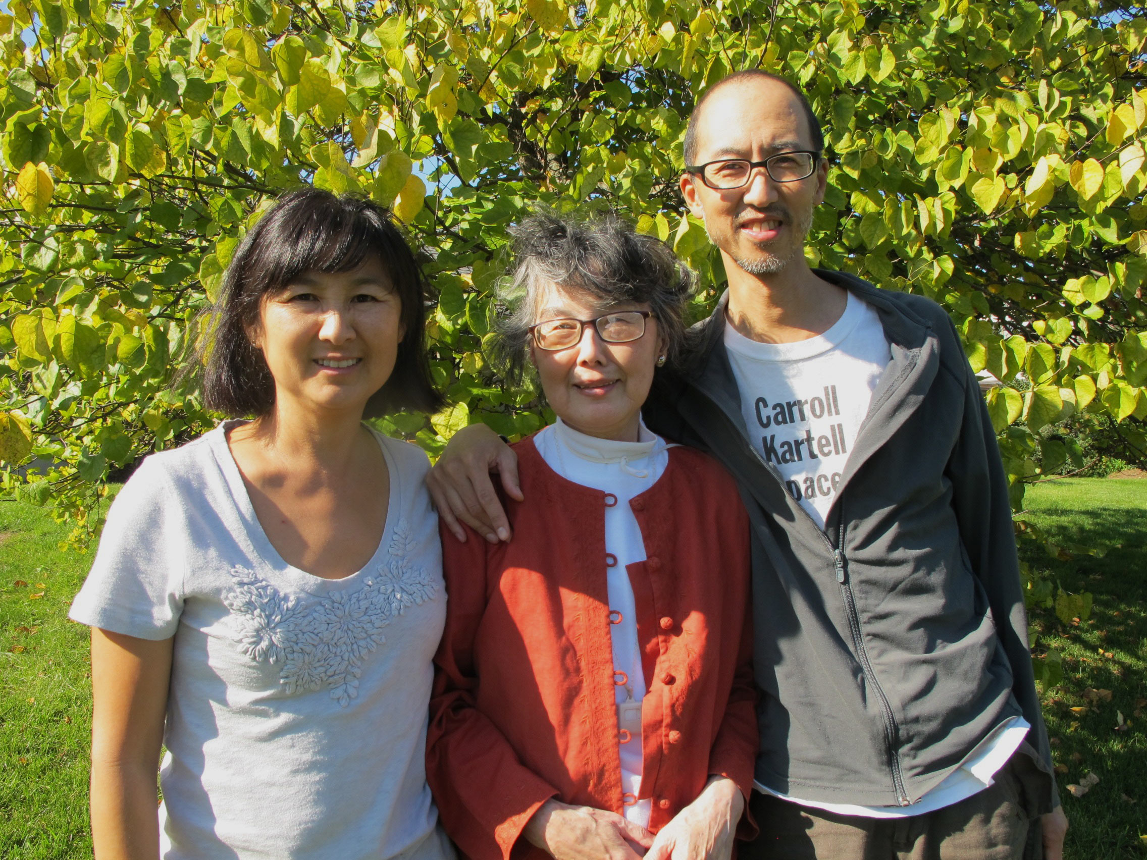 Maya Lin is now an artist and architect who famously designed the Vietnam Veterans Memorial in Washington, D.C., and Tan is a poet and author (pictured here with their mother).