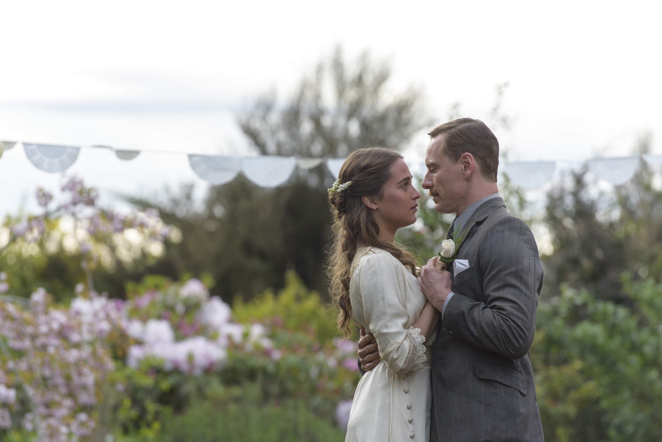 Michael Fassbender stars as Tom Sherbourne and Alicia Vikander as his wife Isabel in DreamWorks Pictures poignant drama "The Light Between Oceans." (Davi Russo—DreamWorks)