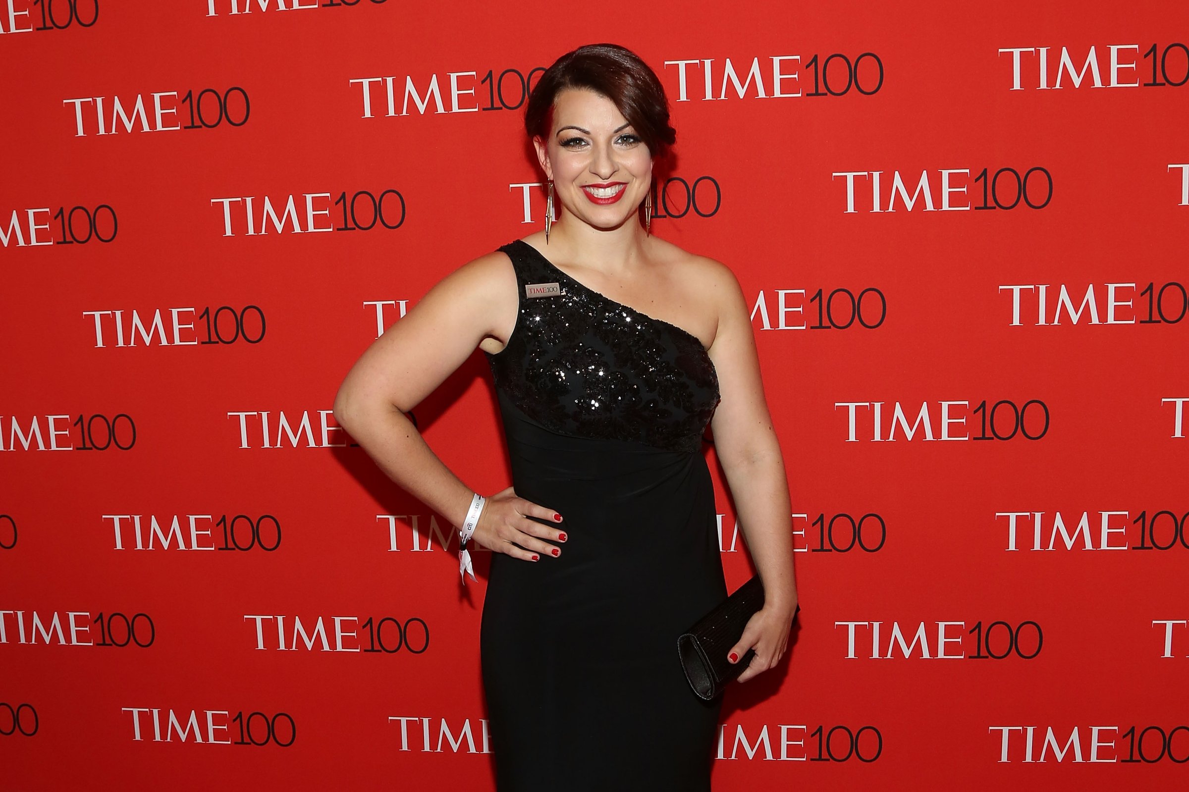 Blogger Anita Sarkeesian attends the 2015 Time 100 Gala at Frederick P. Rose Hall, Jazz at Lincoln Center in New York City on April 21, 2015.