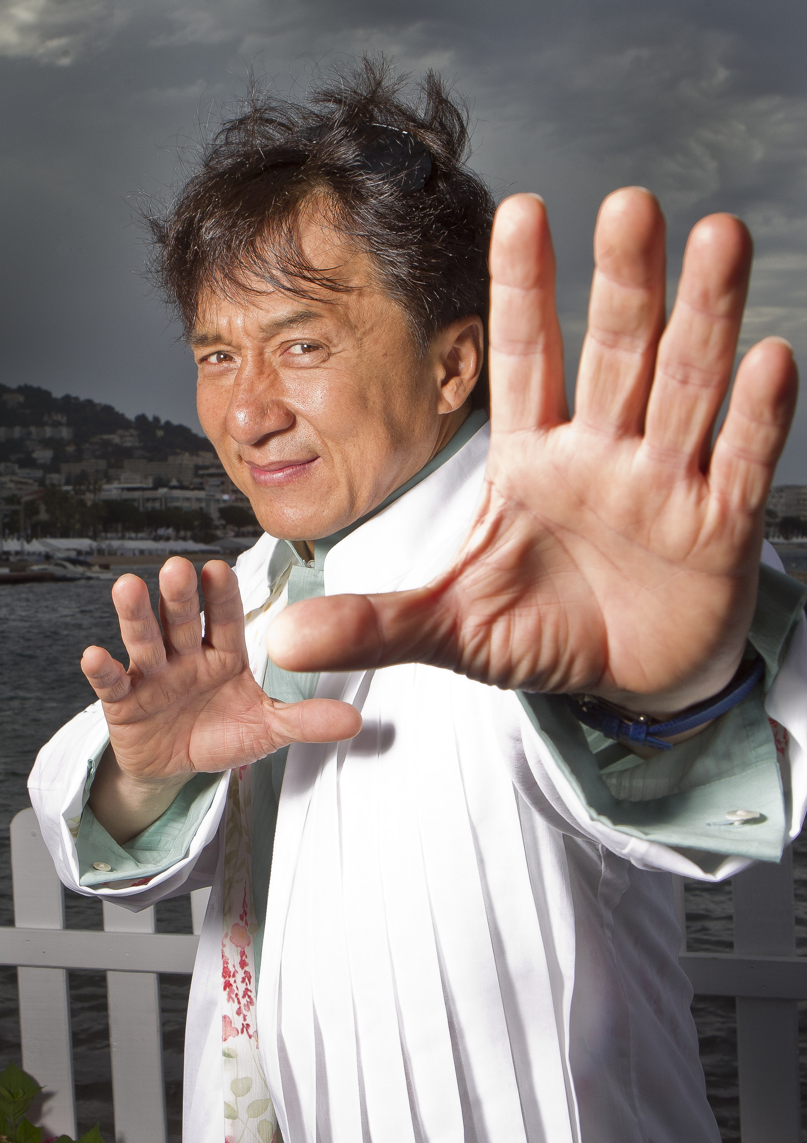 Hong Kong-born action star Jackie Chan will receive a lifetime achievement Oscar recognizing his lifetime contribution to film (file photo) (Joel Ryan—AP)