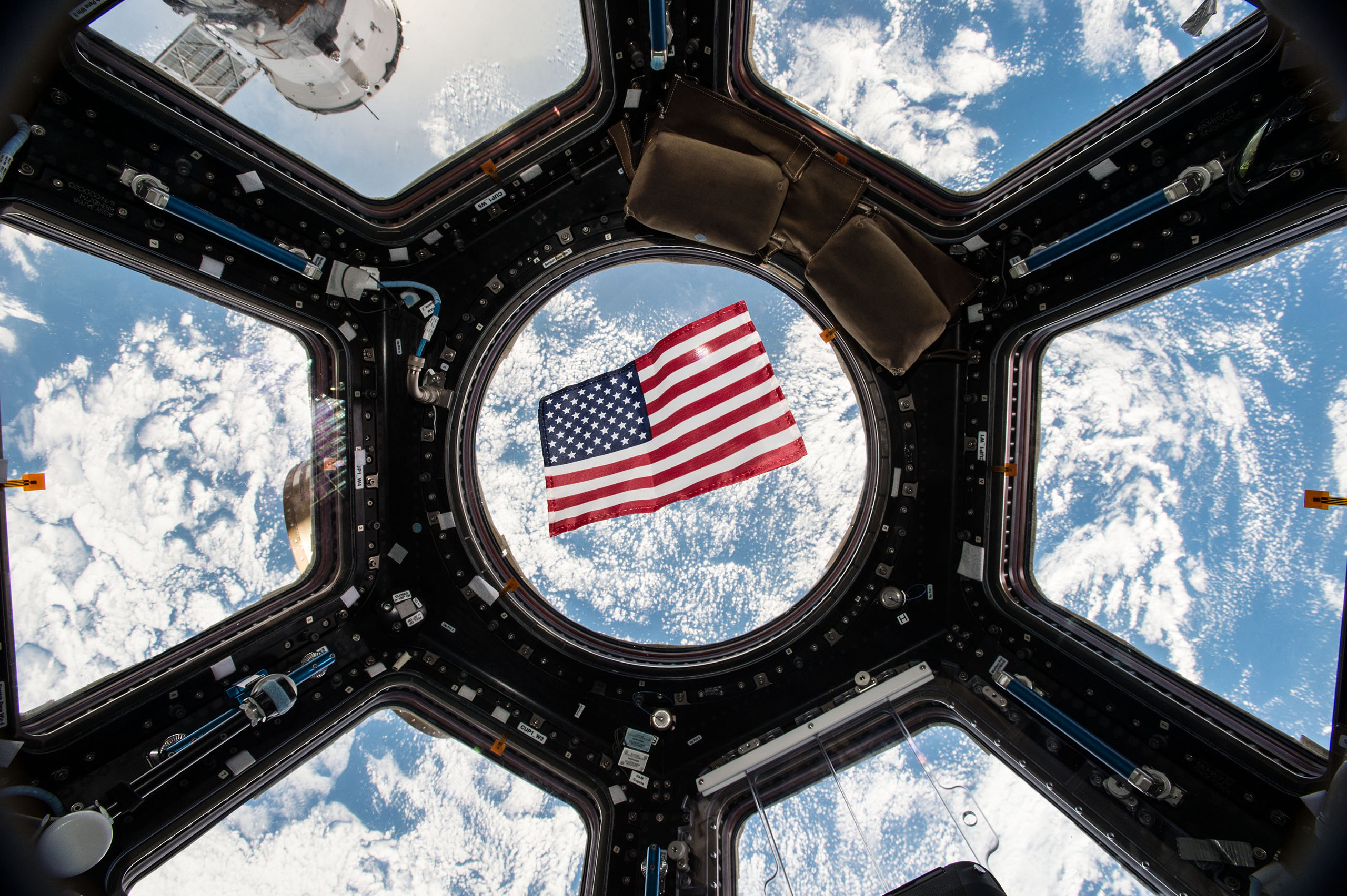 Election Day 2016 aboard the space station. Thanks to a bill passed by Texas legislators that put in place technical voting procedure for astronauts, they have the ability to vote from space through specially designed absentee ballots.