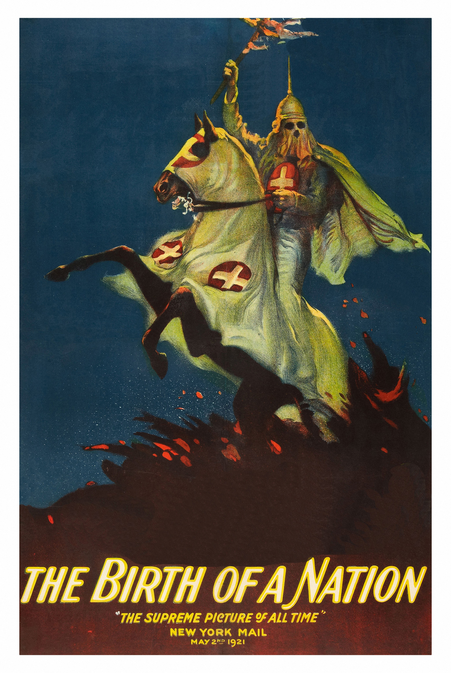 Ku Klux Klan on a poster that advertises the Griffith movie 'The Birth of a Nation,' 1915. (Buyenlarge—Getty Images)