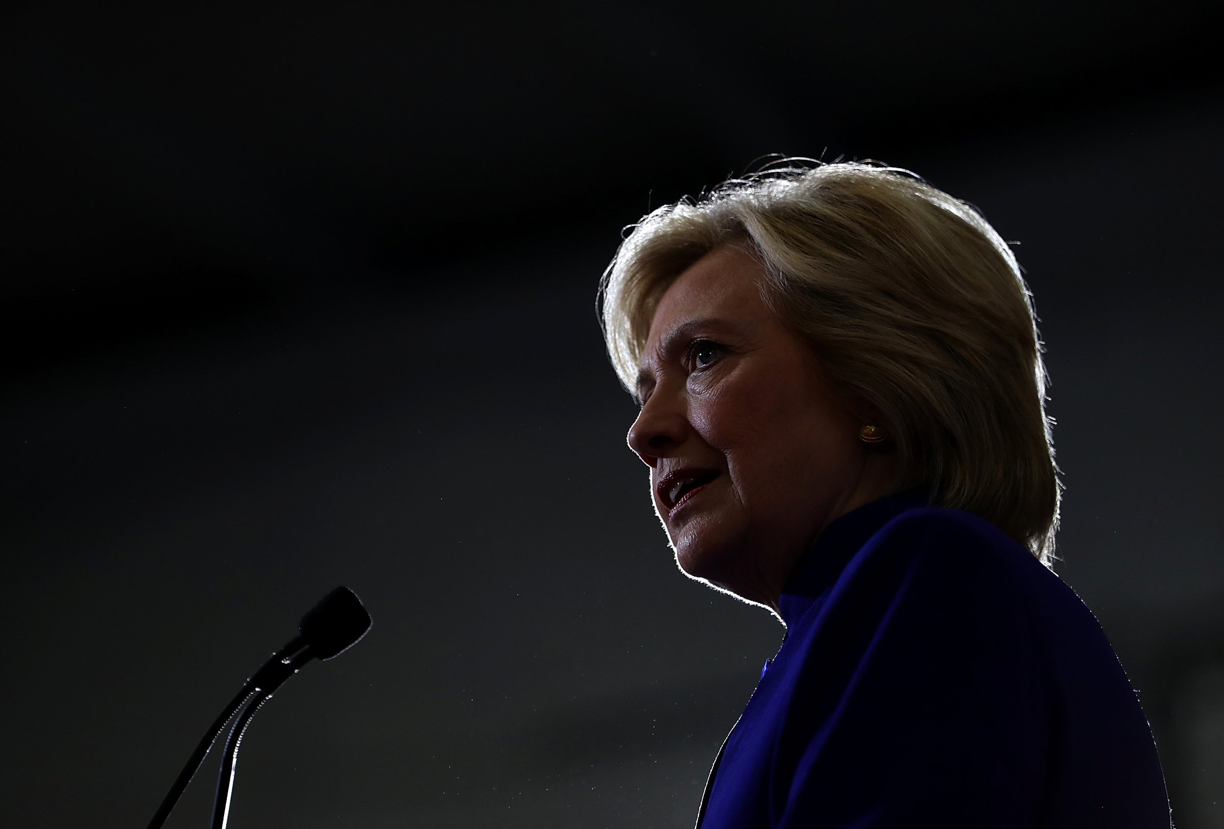 Democratic presidential nominee former Secretary of State Hillary Clinton speaks during a campaign event at Frontline Outreach and Youth Center in Orlando, Fla., on Sept. 21, 2016.