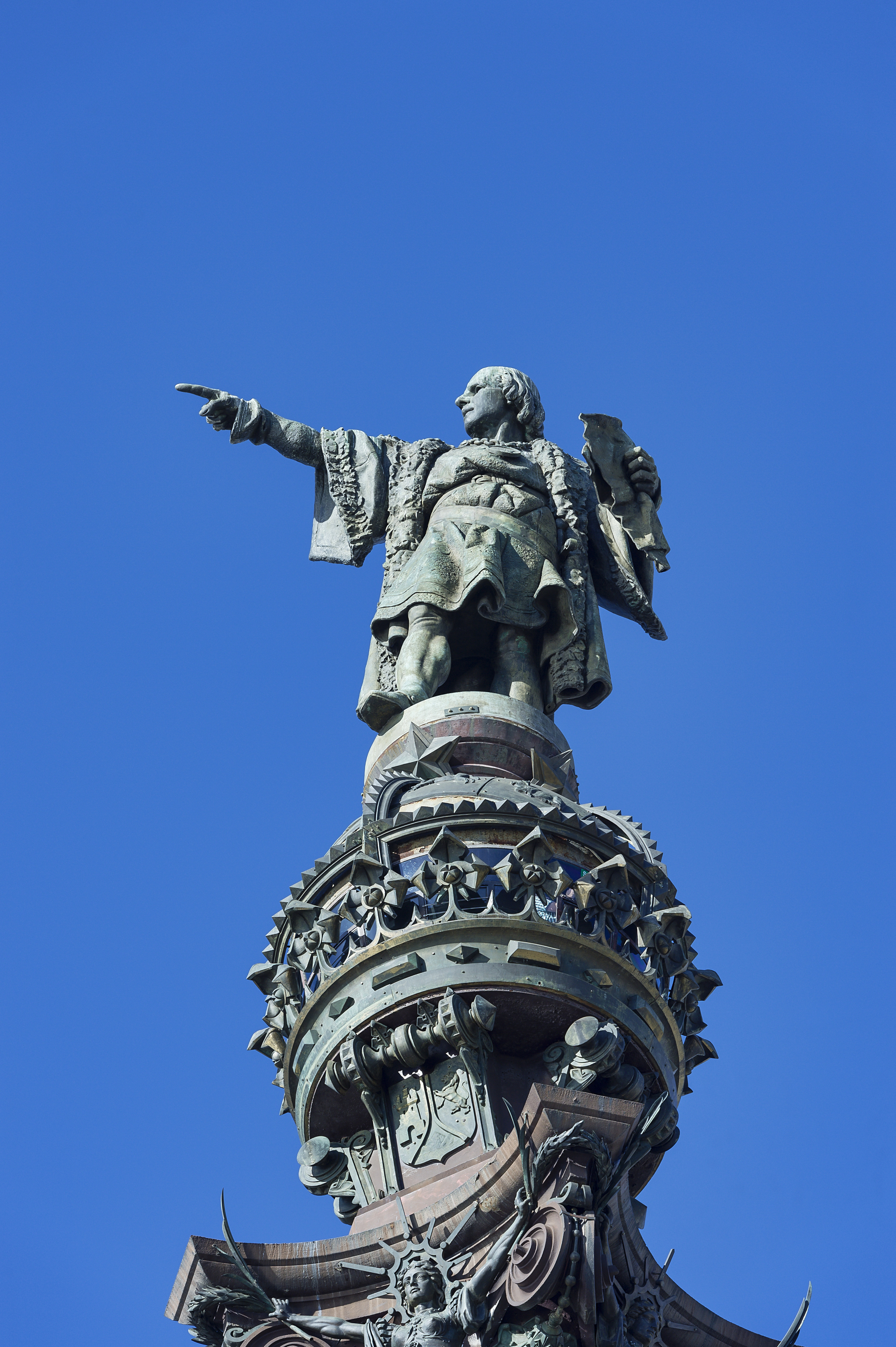 The Columbus Monument in Barcelona, Nov. 8, 2013. (John Greim—Getty Images)