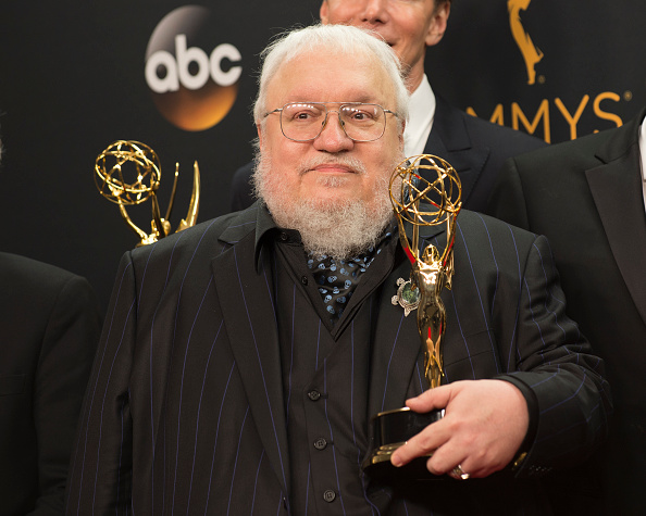 George R.R. Martin at the 68th Emmy Awards in Los Angeles on Sunday, September 18.