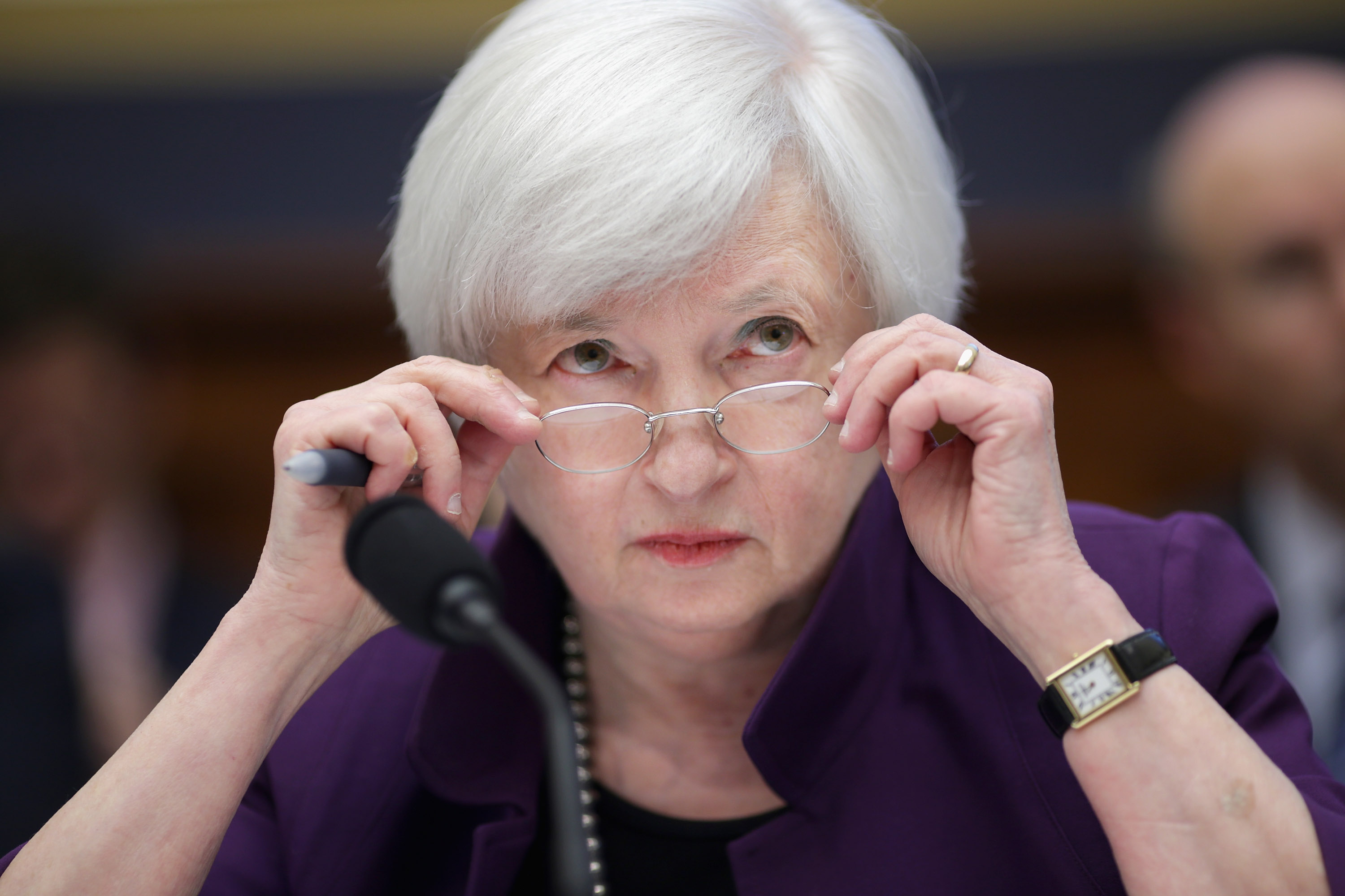 Federal Reserve Chair Janet Yellen testifies before the House Finance Committee in the Rayburn House Office Building November 4, 2015 in Washington, D.C. (Chip Somodevilla&mdash;Getty Images)