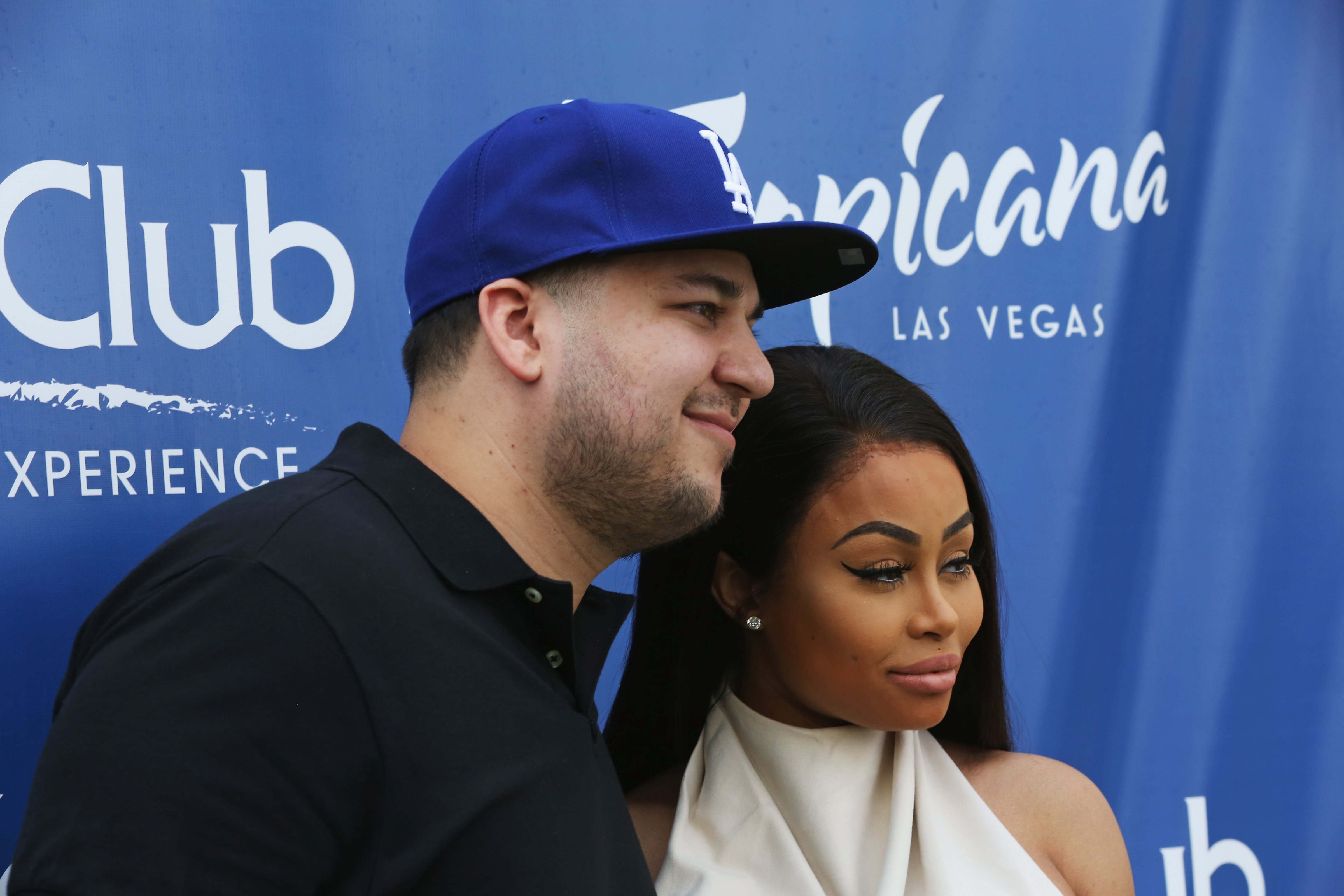 Television personality Rob Kardashian and model Blac Chyna attend the Sky Beach Club at the Tropicana Las Vegas on May 28, 2016 in Las Vegas, Nevada. (Gabe Ginsberg—Getty Images)