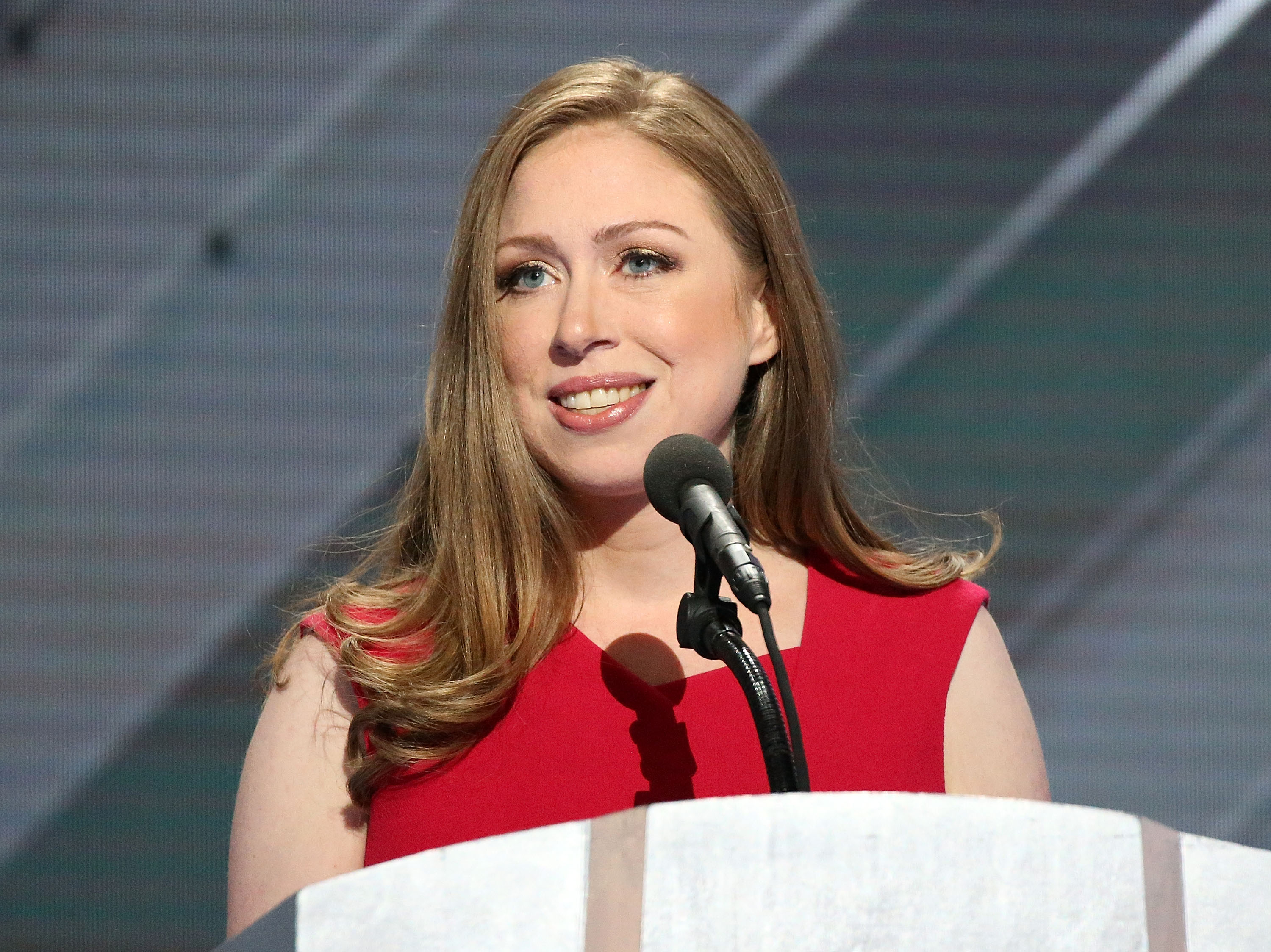Chelsea Clinton delivers remarks on the fourth day of the Democratic National Convention on July 28, 2016 in Philadelphia, Pennsylvania. (Paul Morigi—WireImage/Getty Images)