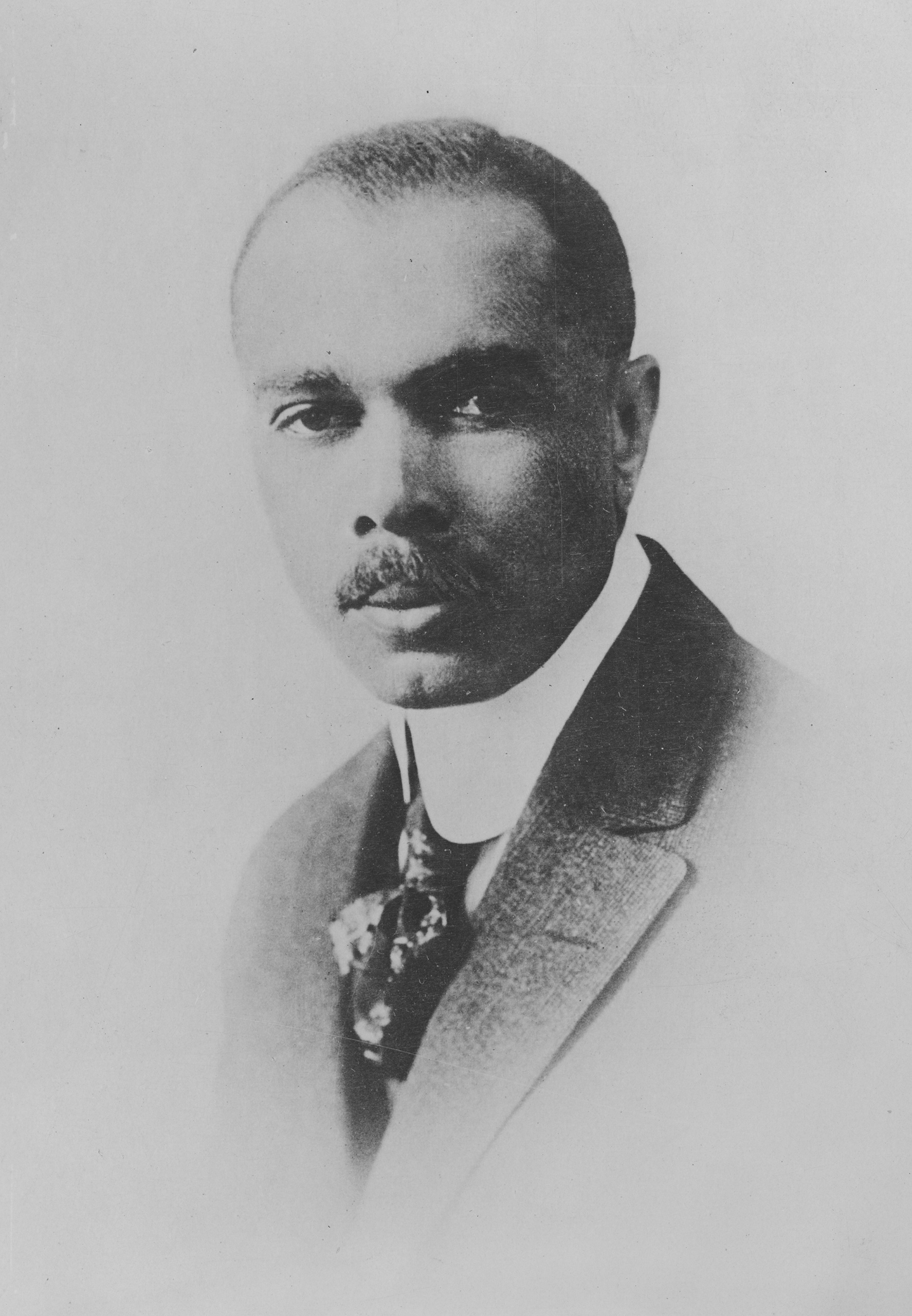 A portrait of American author, politician, diplomat, critic, journalist, poet, anthologist, educator, lawyer, songwriter, and early civil rights activist James Weldon Johnson, circa 1925. (FPG—Getty Images)