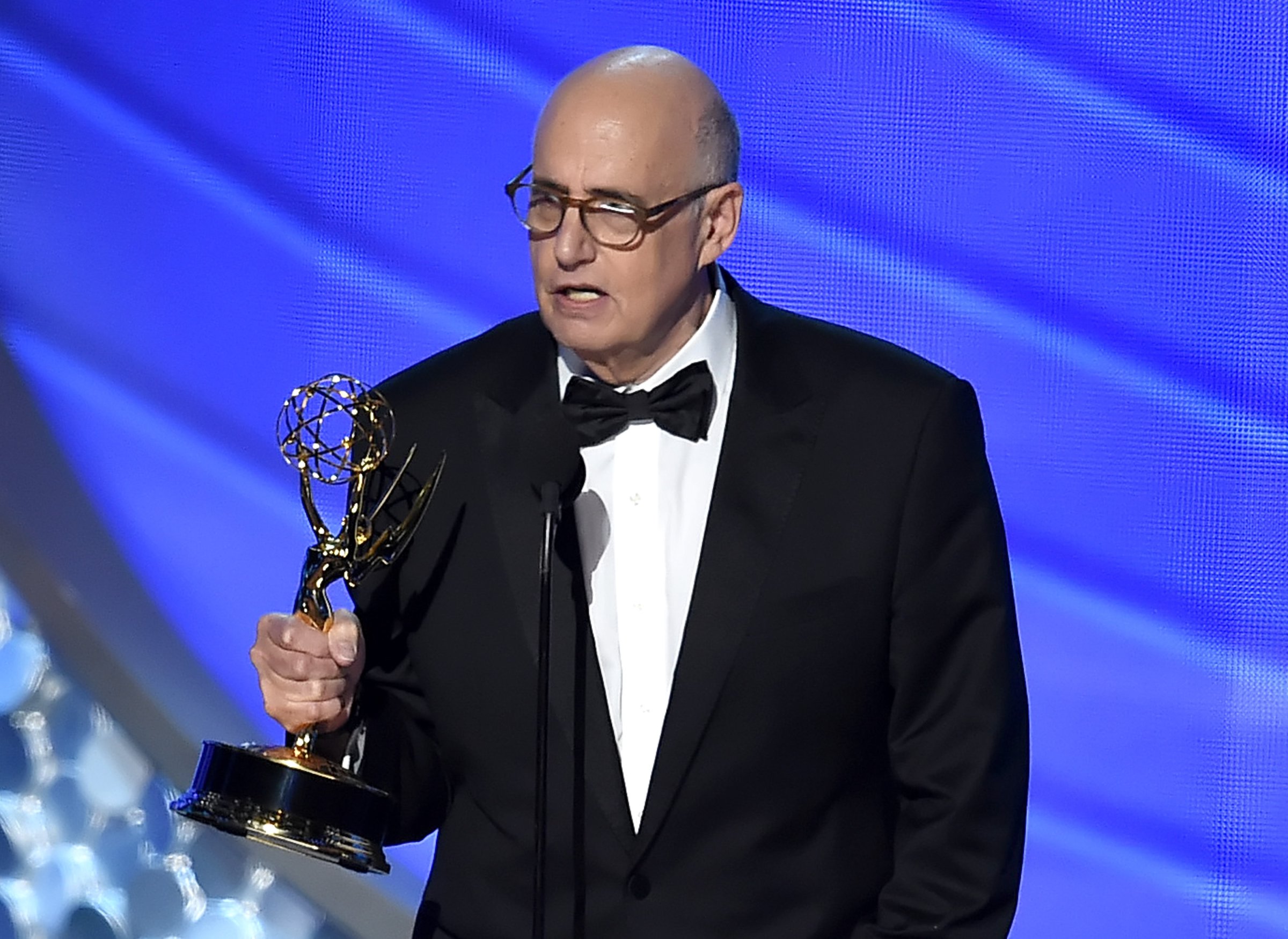 Jeffrey Tambor accepts Outstanding Lead Actor in a Comedy Series for Transparent onstage during the 68th Annual Primetime Emmy Awards on Sept. 18, 2016 in Los Angeles.
