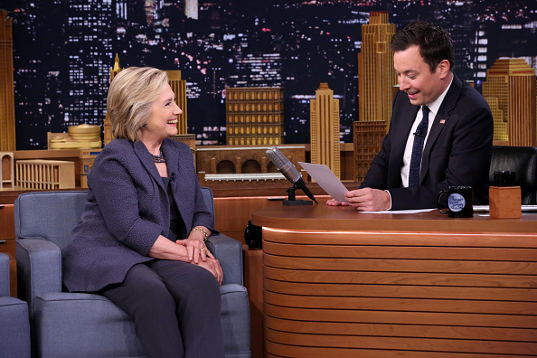 Democratic Presidential Candidate Hillary Clinton during an interview with host Jimmy Fallon on September 19, 2016. (NBC—NBCU Photo Bank via Getty Images)