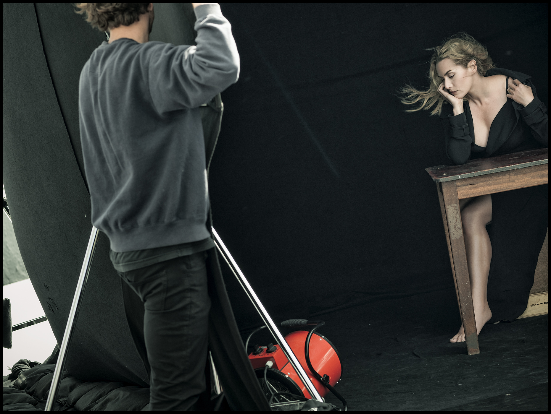 Kate Winslet - The behind the scenes imagery from the 2017 Pirelli Calendar by Peter Linbergh  by Alessandro Scotti.